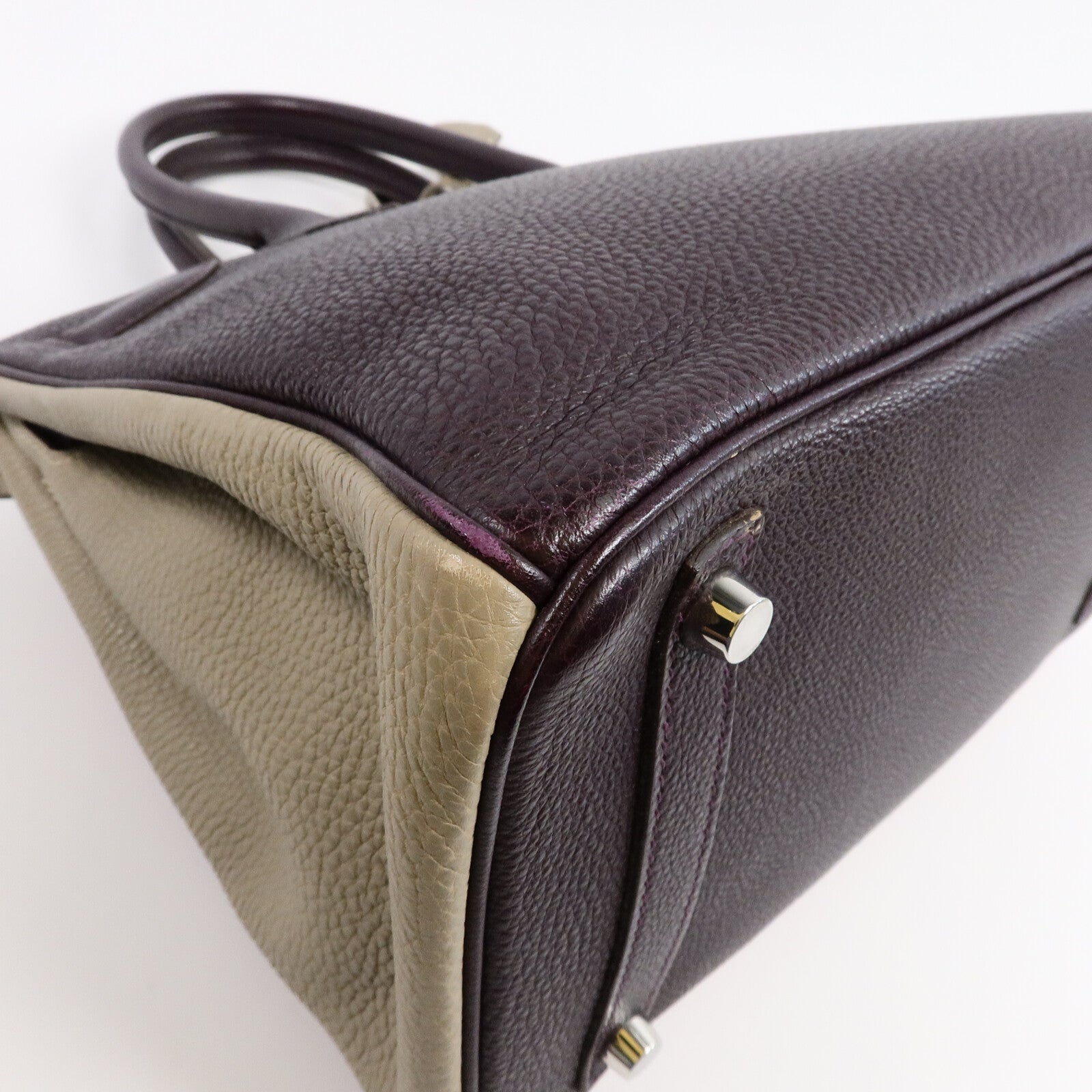 HERMES Togo皮革Birkin 30手挽袋3 Tone
