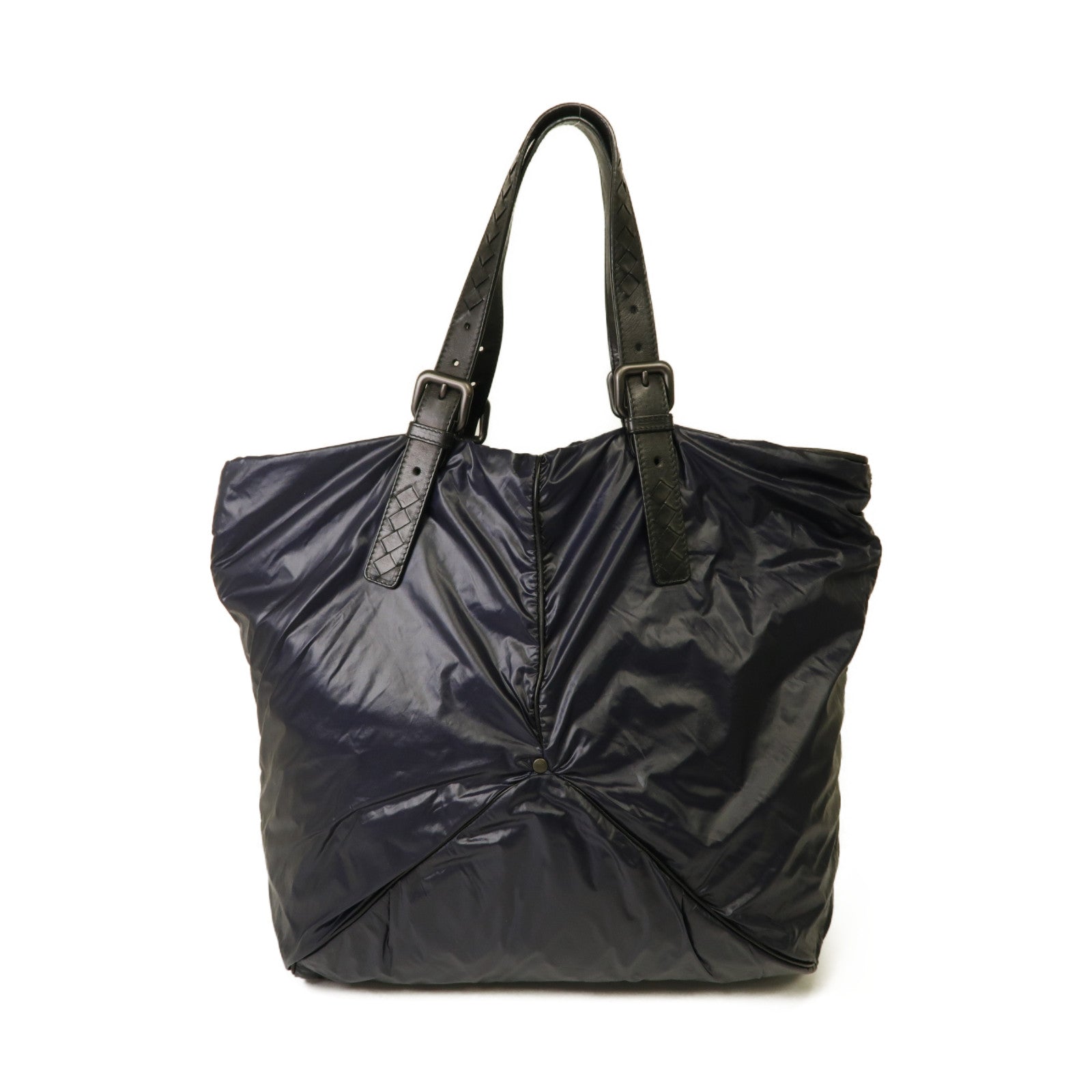 BOTTEGA VENETA 尼龍Shoulder Bag肩背袋深藍色