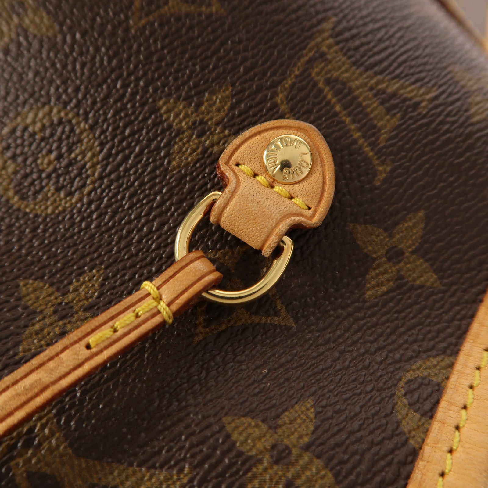 LOUIS VUITTON Monogram Neverfull GM金扣手挽袋