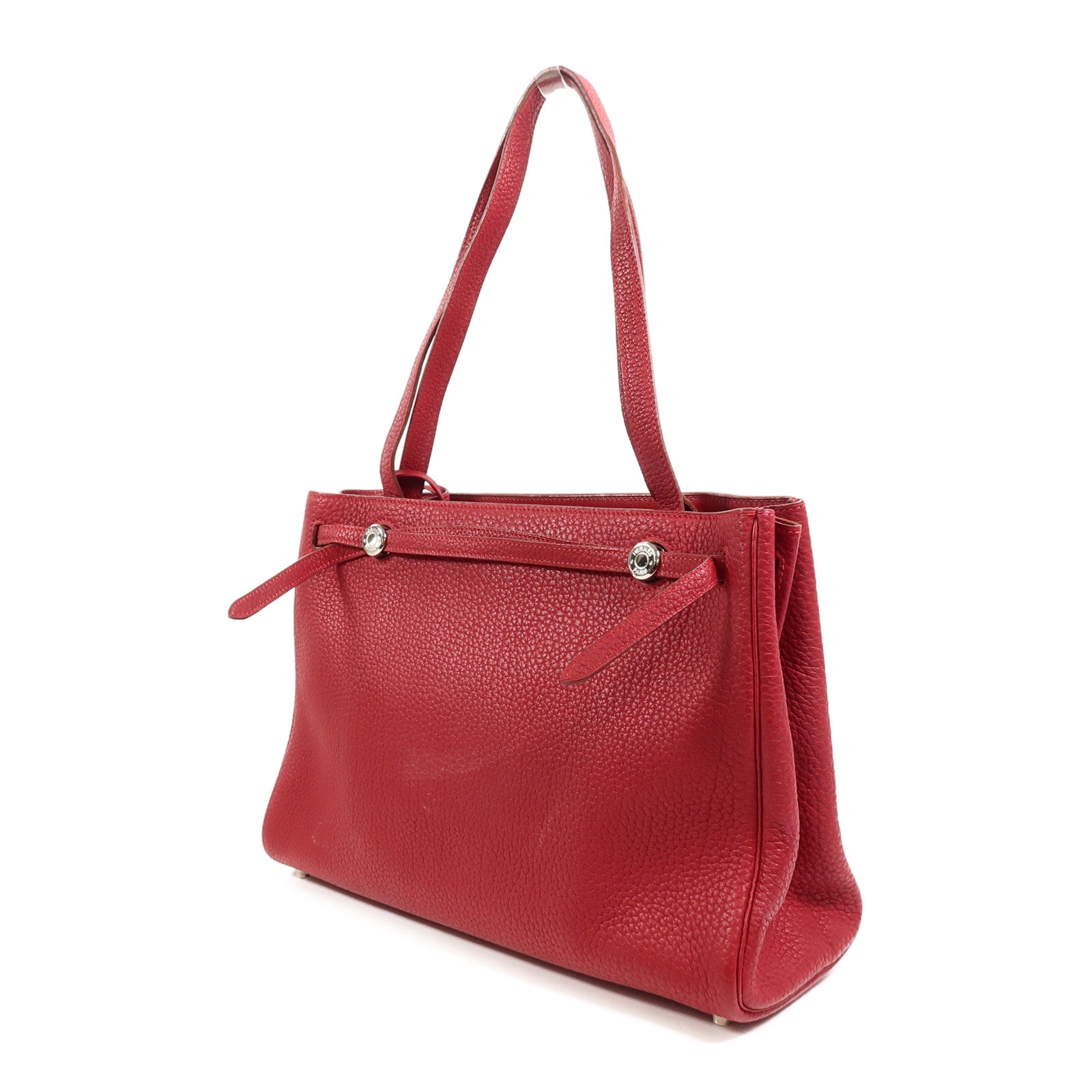 HERMES Togo皮革Cabana 35肩背袋Rouge H