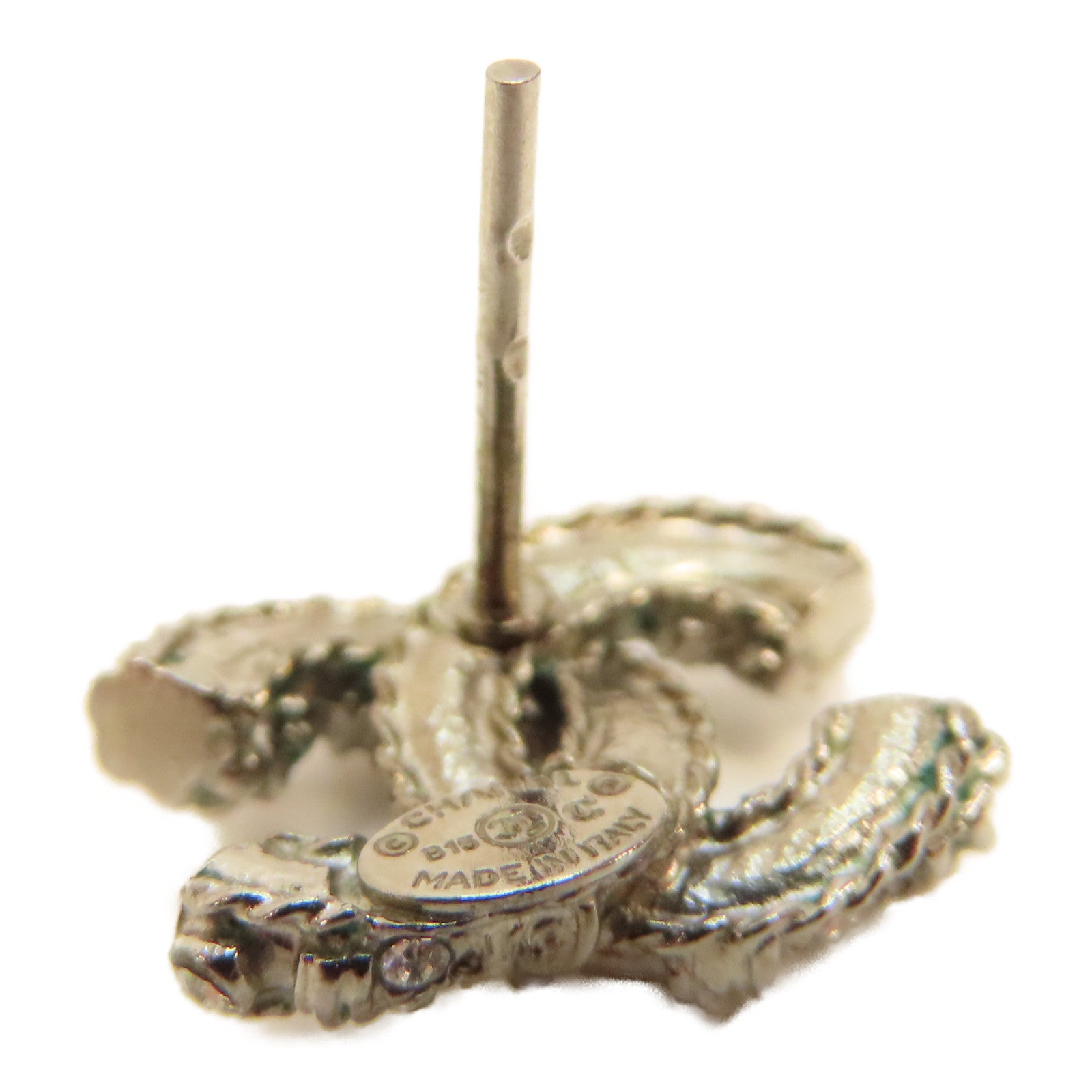 CHANEL 金屬Earrings耳環銀色