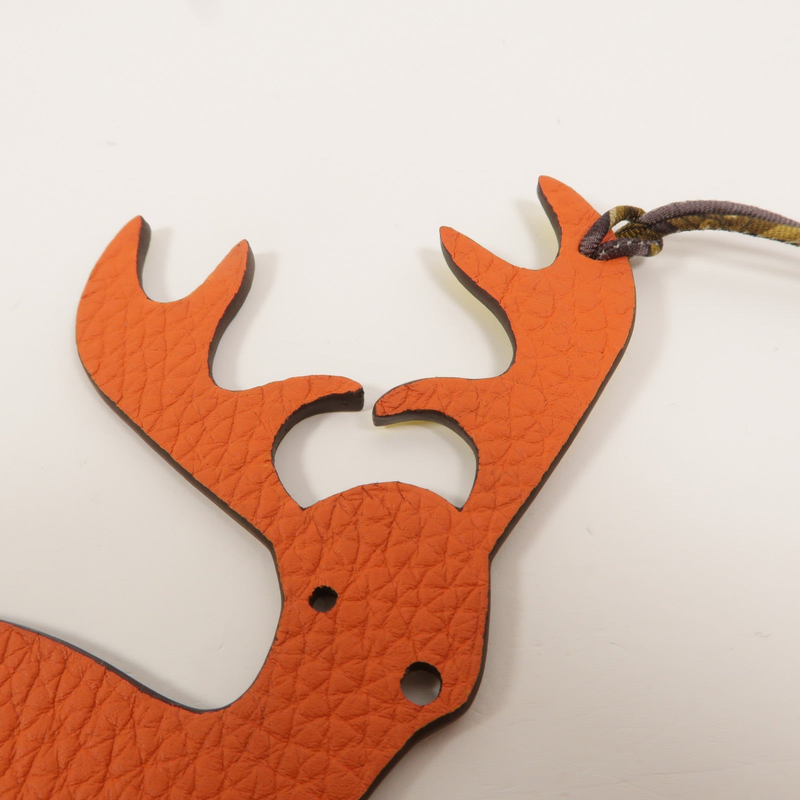 HERMES Epsom/Clemence皮革Deer Bag Charm掛飾