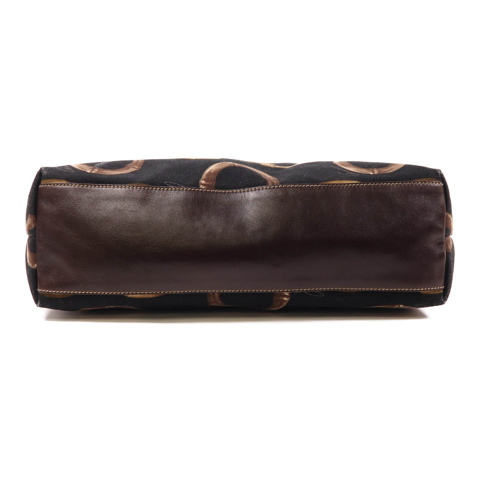 GUCCI 帆布Tote Bag金扣手挽袋