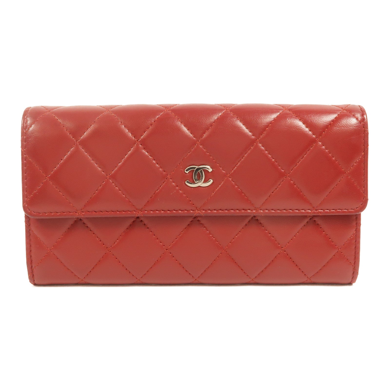 CHANEL 羊皮皮革Long Wallet長錢包