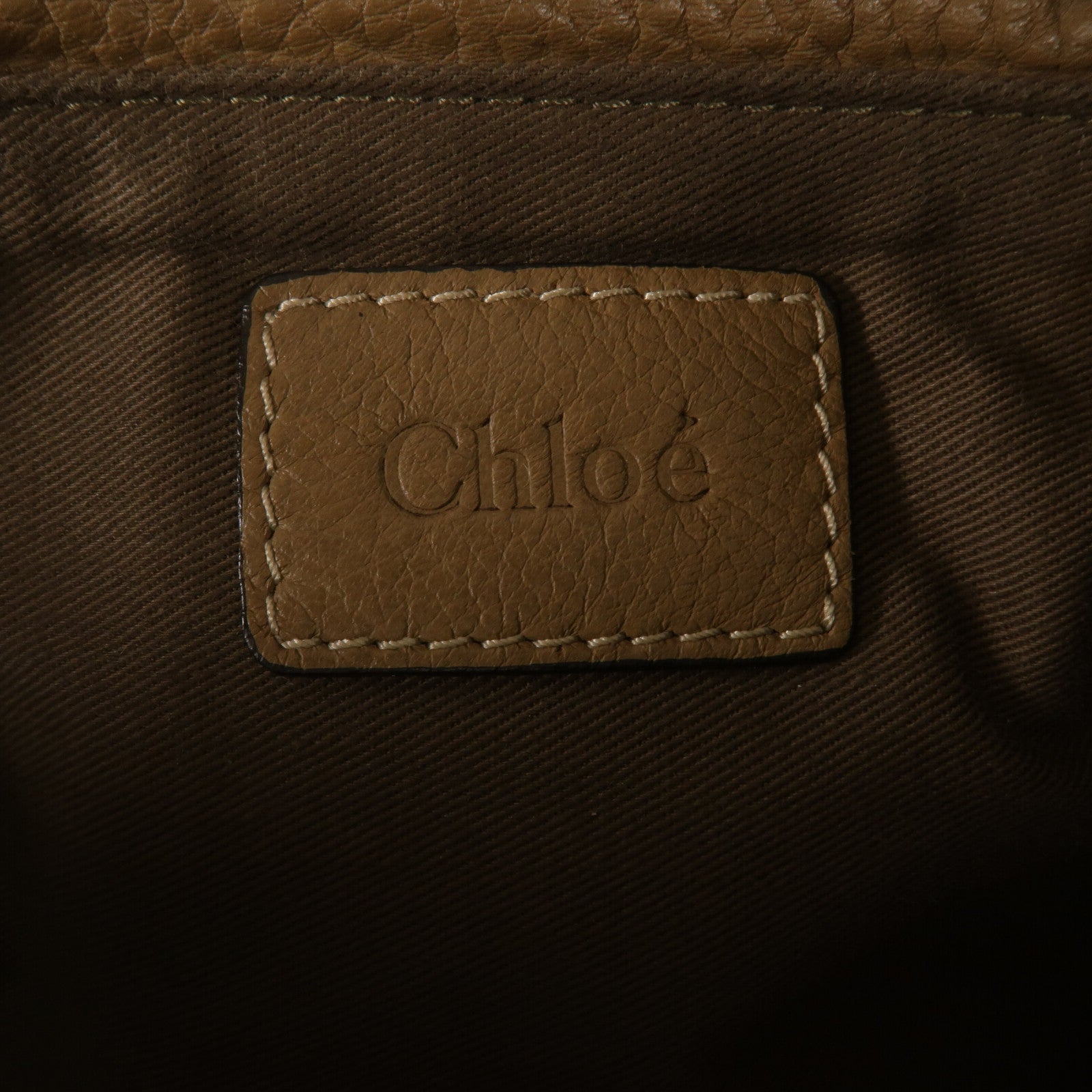 Chloe 牛皮皮革Marice手挽袋