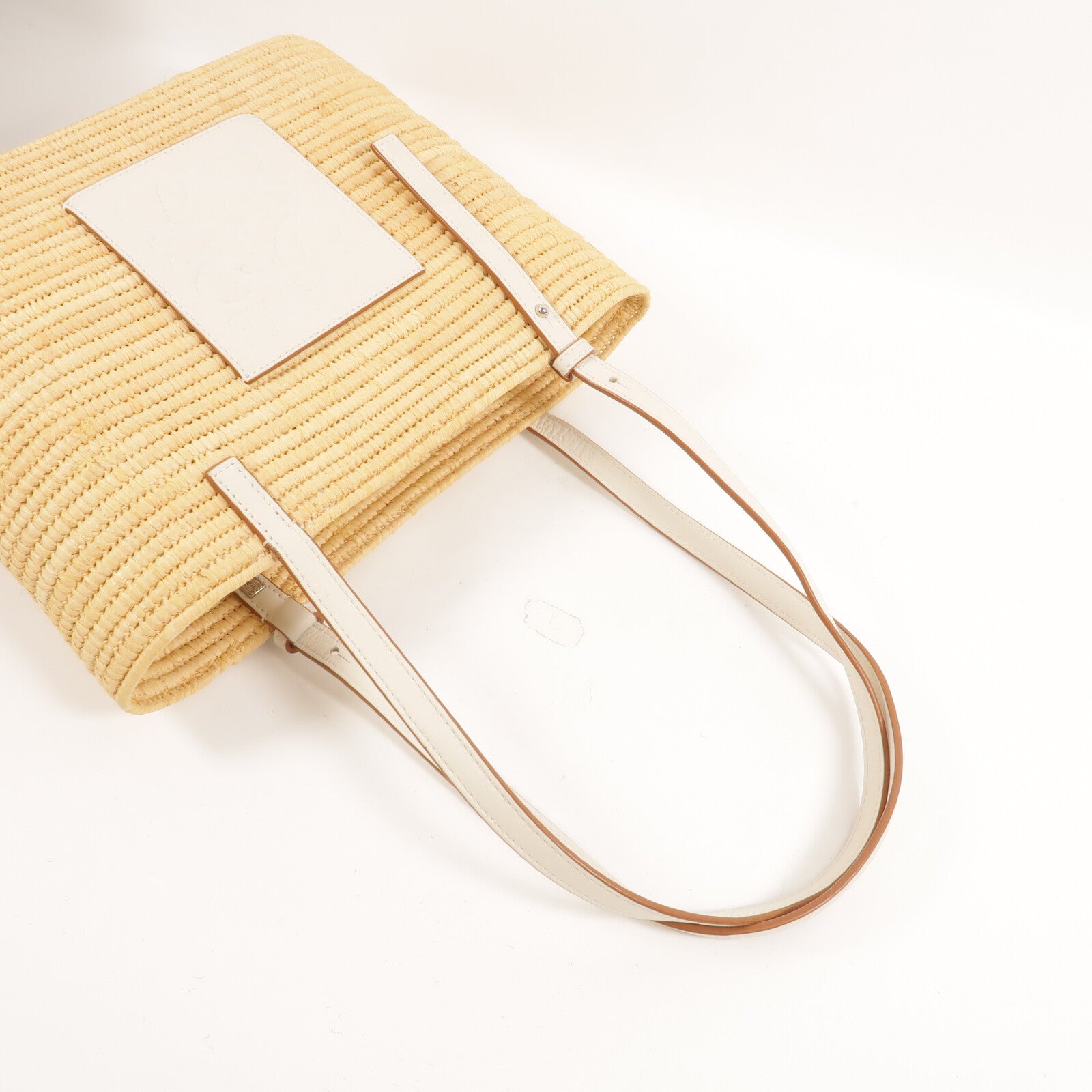 LOEWE Raffia Small Square Basket Bag手挽袋