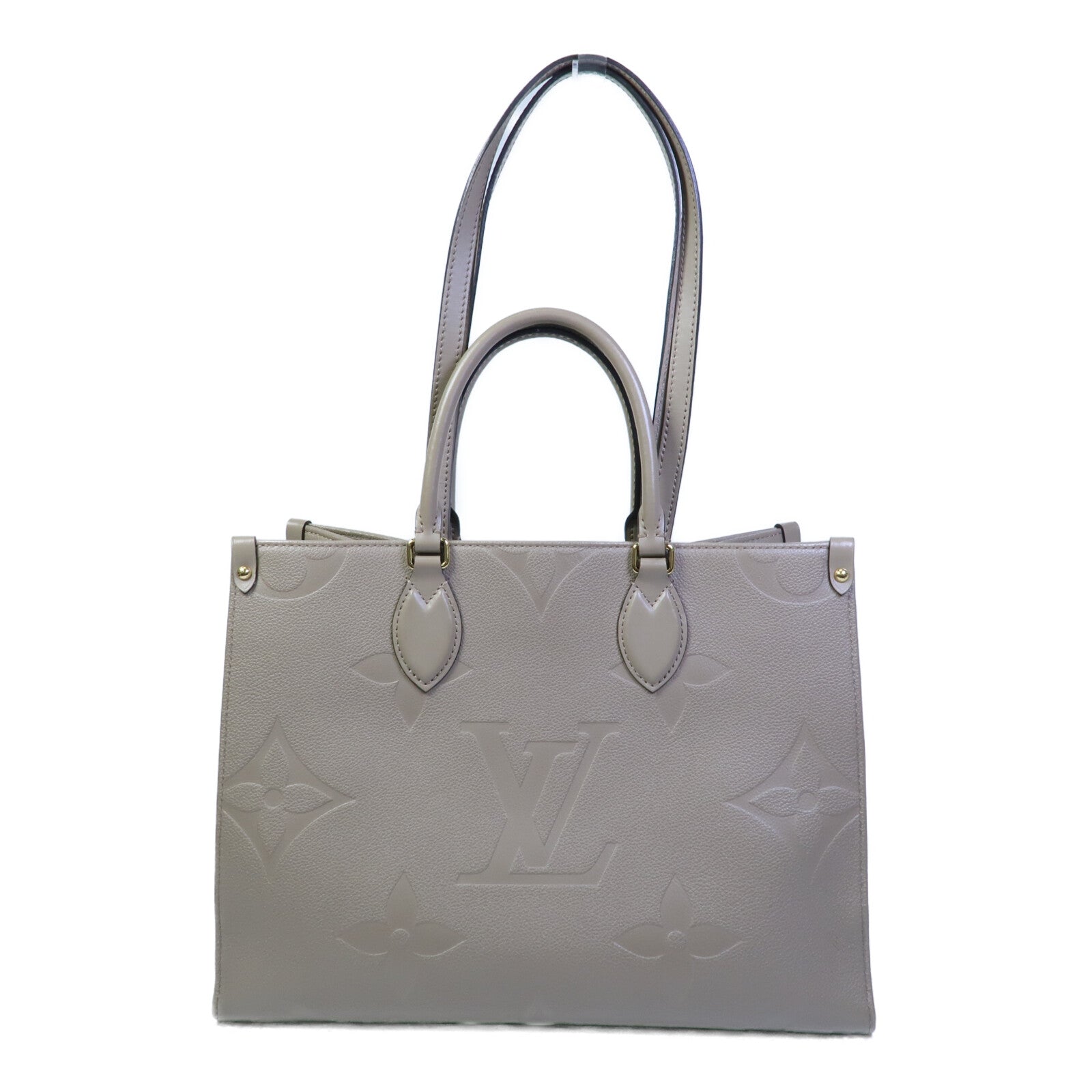 LOUIS VUITTON Monogram Empreinte On The Go MM手挽肩背兩用袋