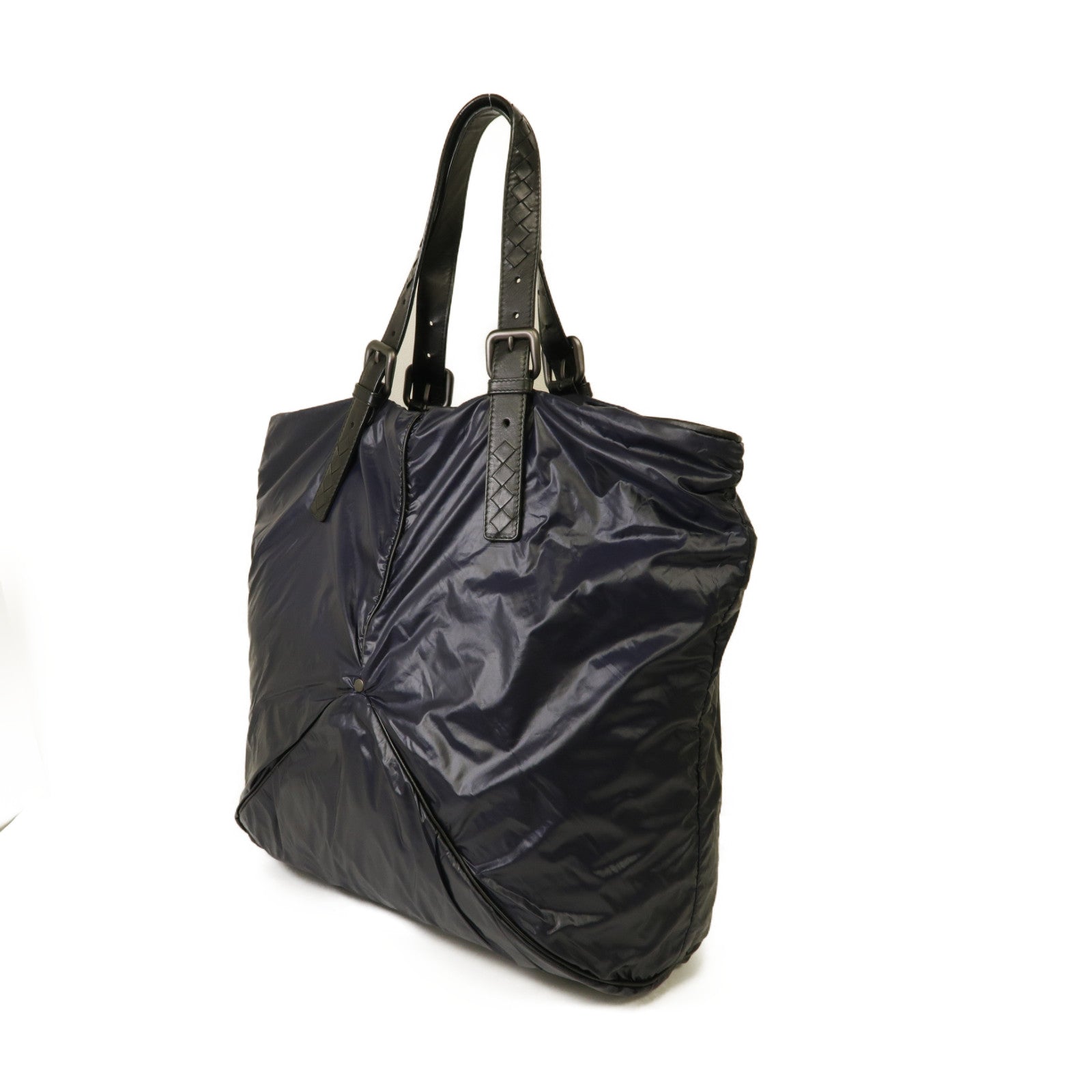 BOTTEGA VENETA 尼龍Shoulder Bag肩背袋深藍色