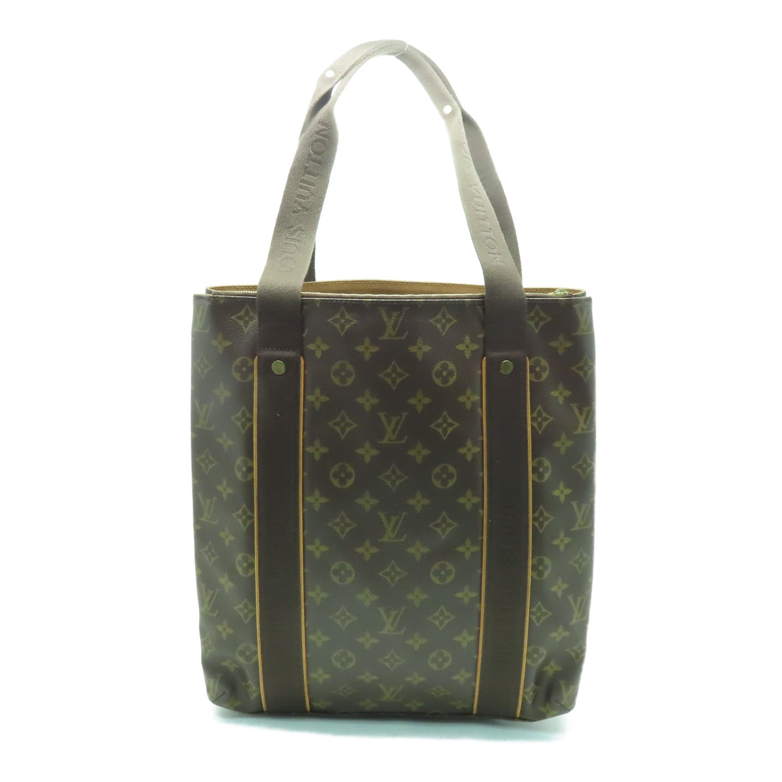LOUIS VUITTON 【激減優惠】Monogram Cabas Beaubourg金扣肩背袋啡色