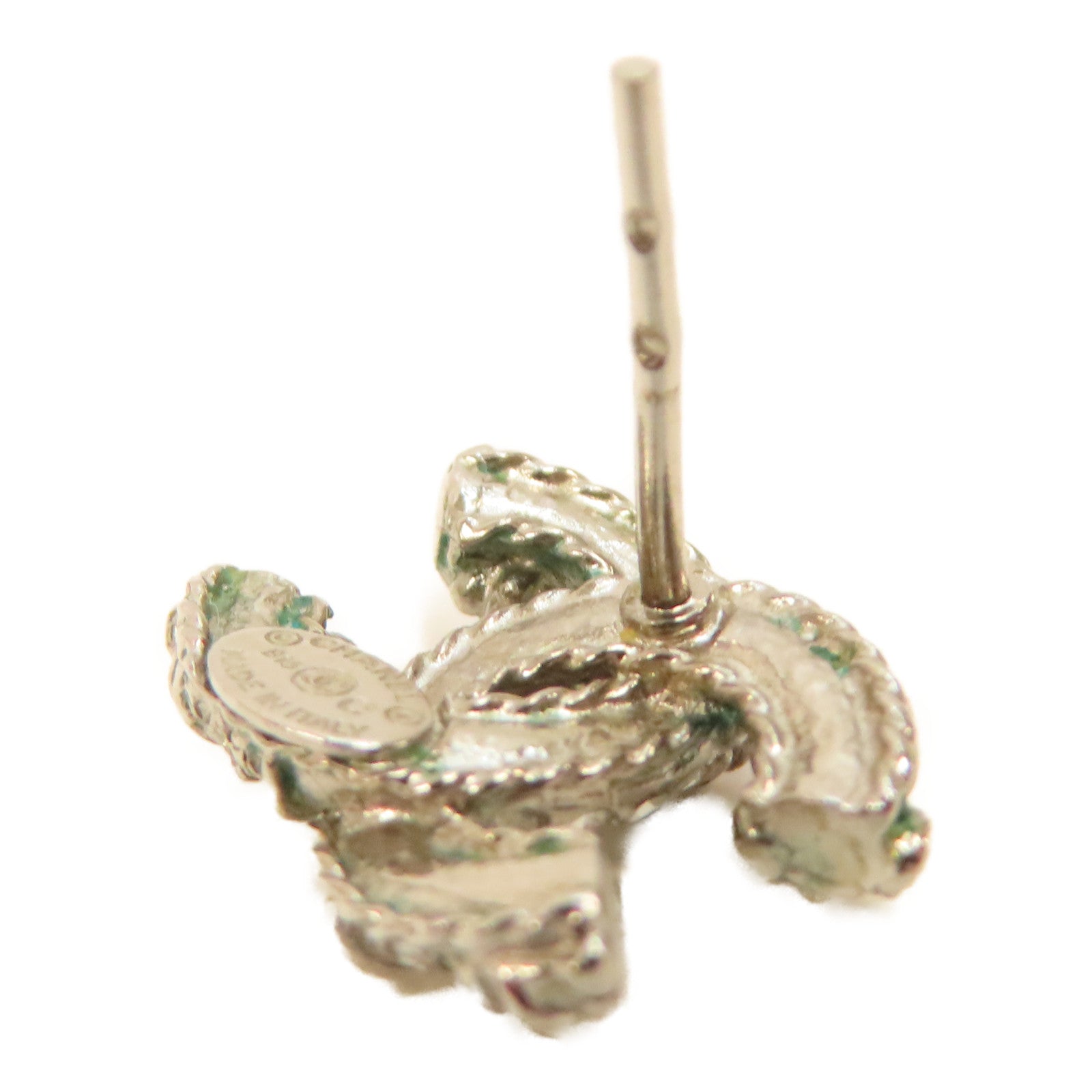 CHANEL 金屬Earrings耳環銀色