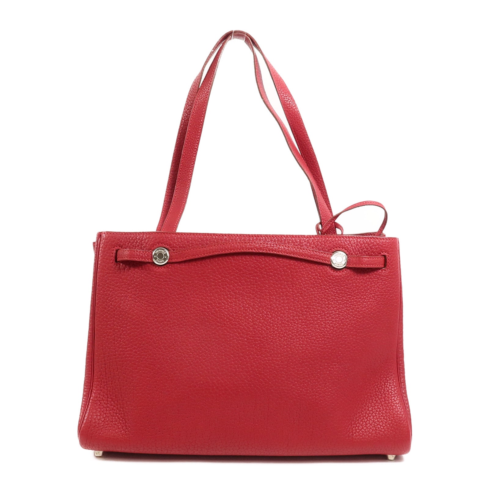 HERMES Togo皮革Cabana 35肩背袋Rouge H