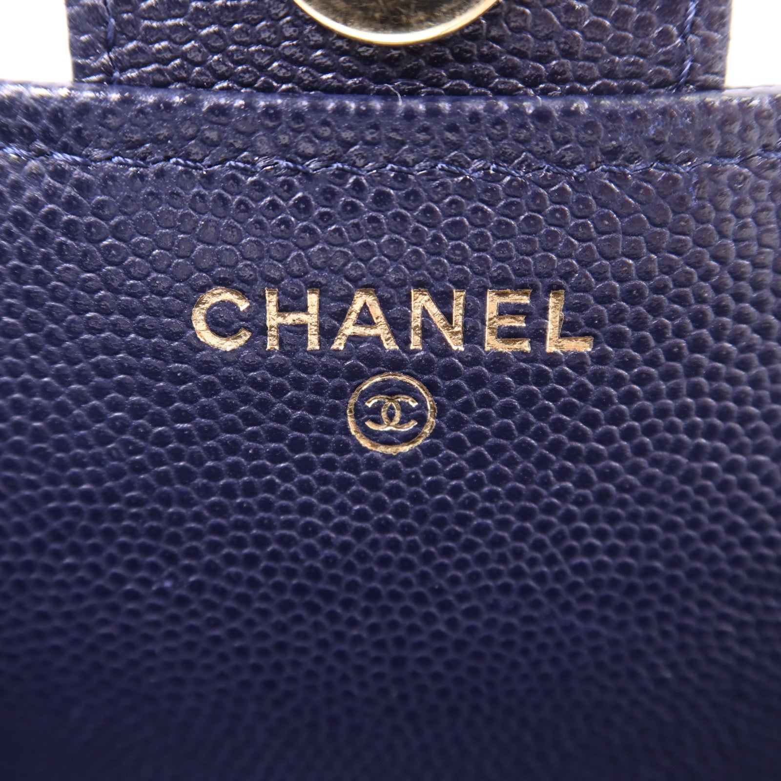 CHANEL 牛皮皮革Chain Shoulder Bag金扣鏈帶肩背袋