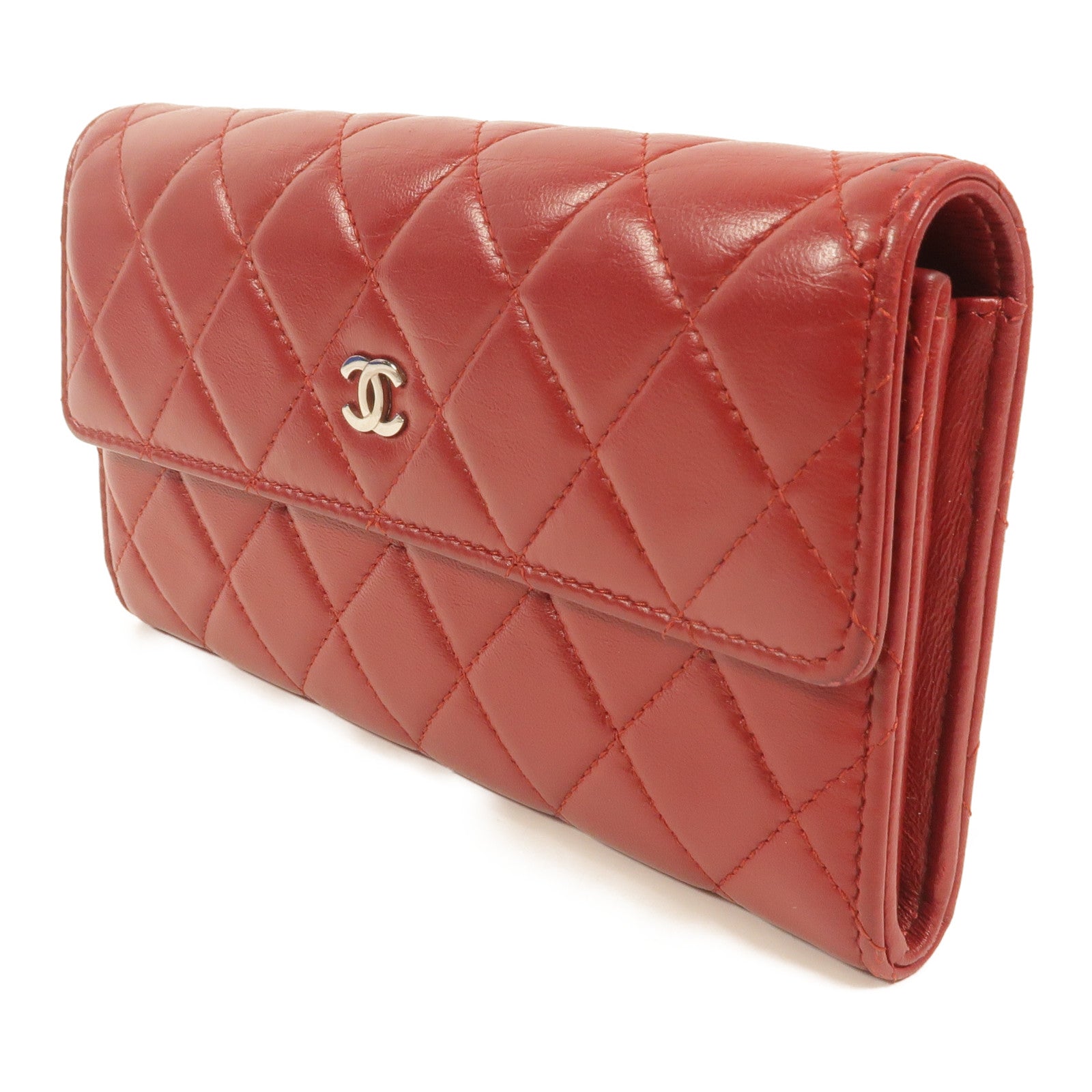 CHANEL 羊皮皮革Long Wallet長錢包