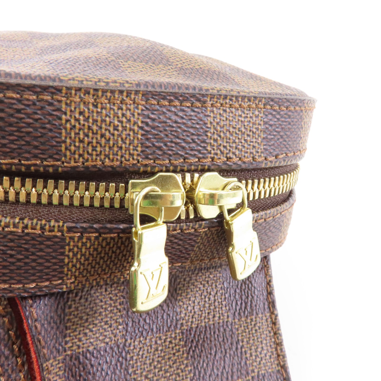 LOUIS VUITTON Damier Ebene Geronimos金扣腰包啡色