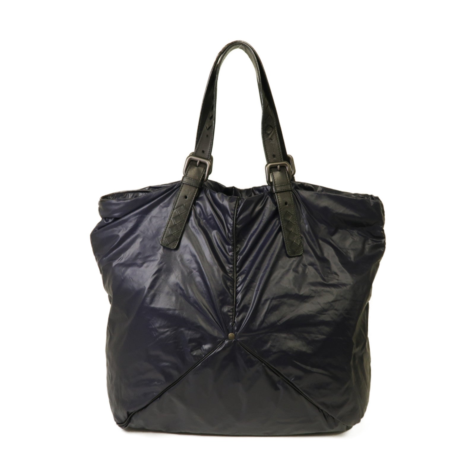 BOTTEGA VENETA 尼龍Shoulder Bag肩背袋深藍色