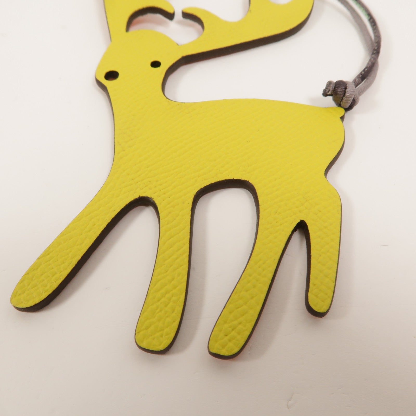 HERMES Epsom/Clemence皮革Deer Bag Charm掛飾
