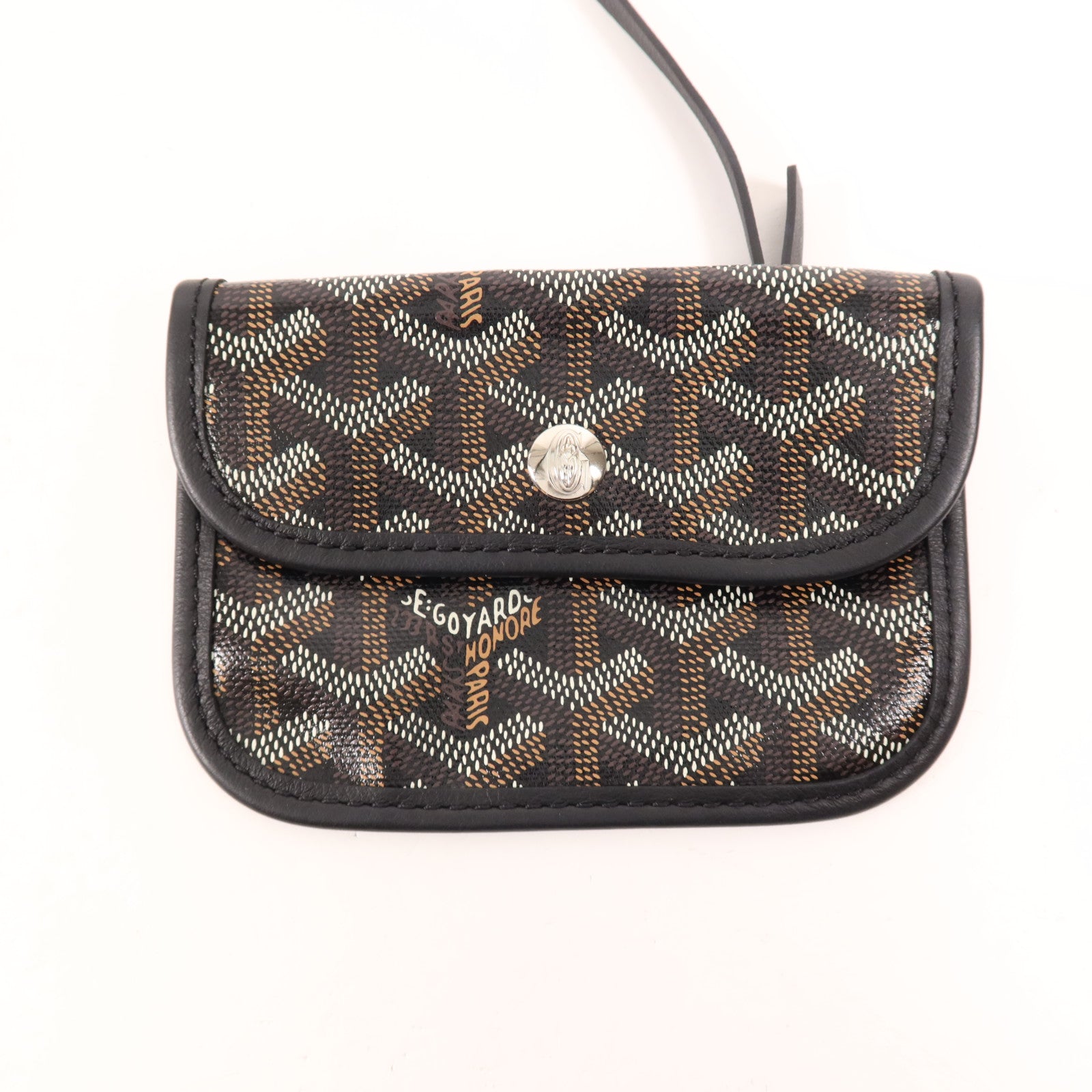 GOYARD 塗層帆布Anjou Mini Bag銀扣手挽袋
