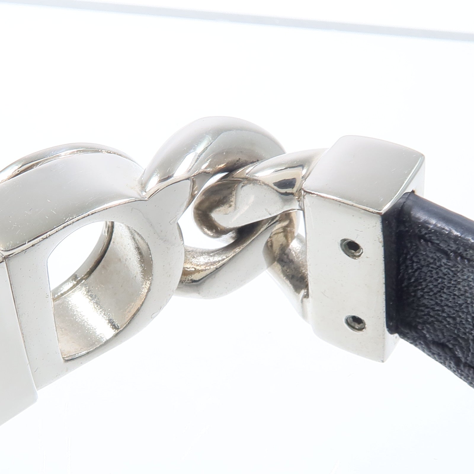 Dior 牛皮皮革/金屬CD Icon Bracelet手鏈