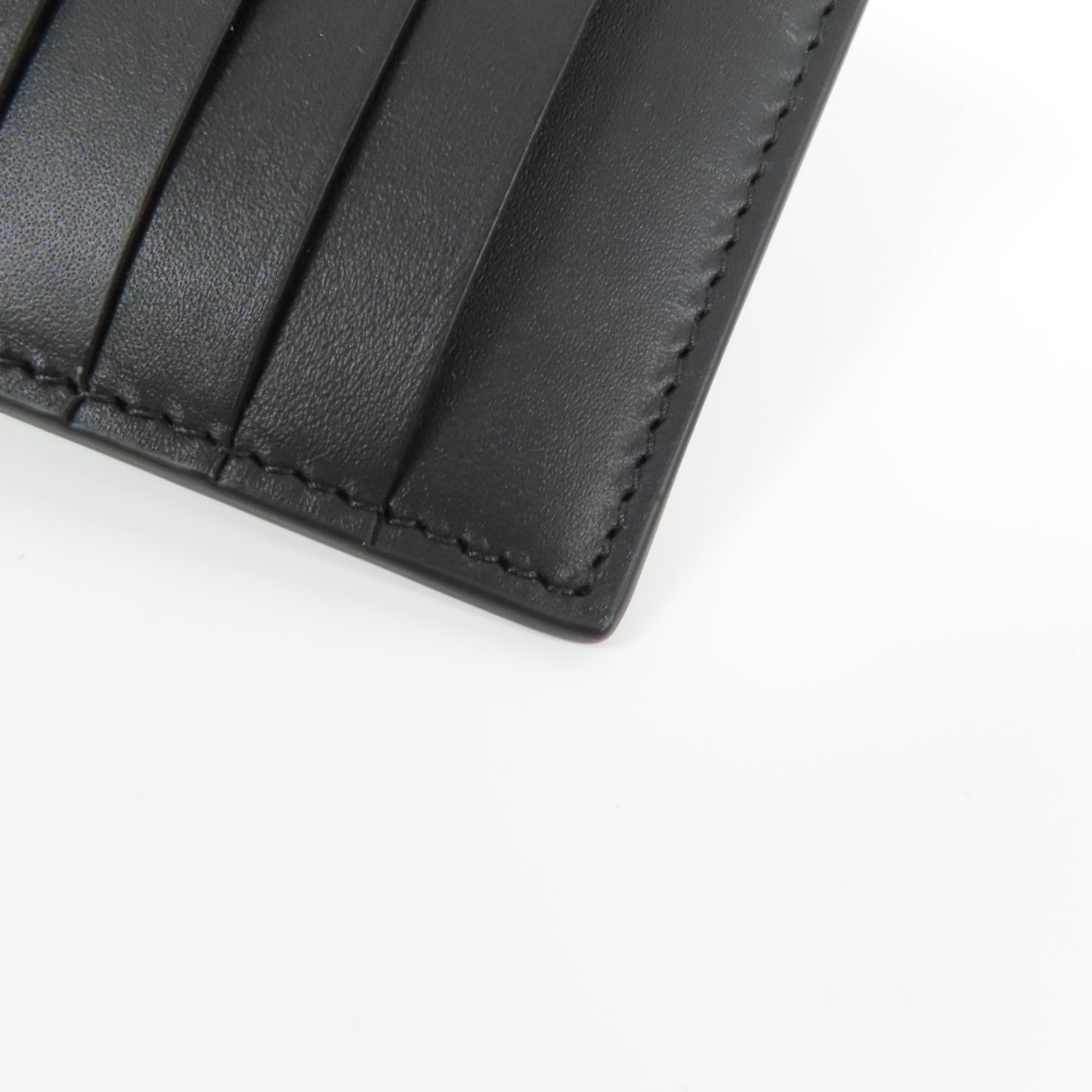 BOTTEGA VENETA 皮革Zip Card Case銀扣卡片套