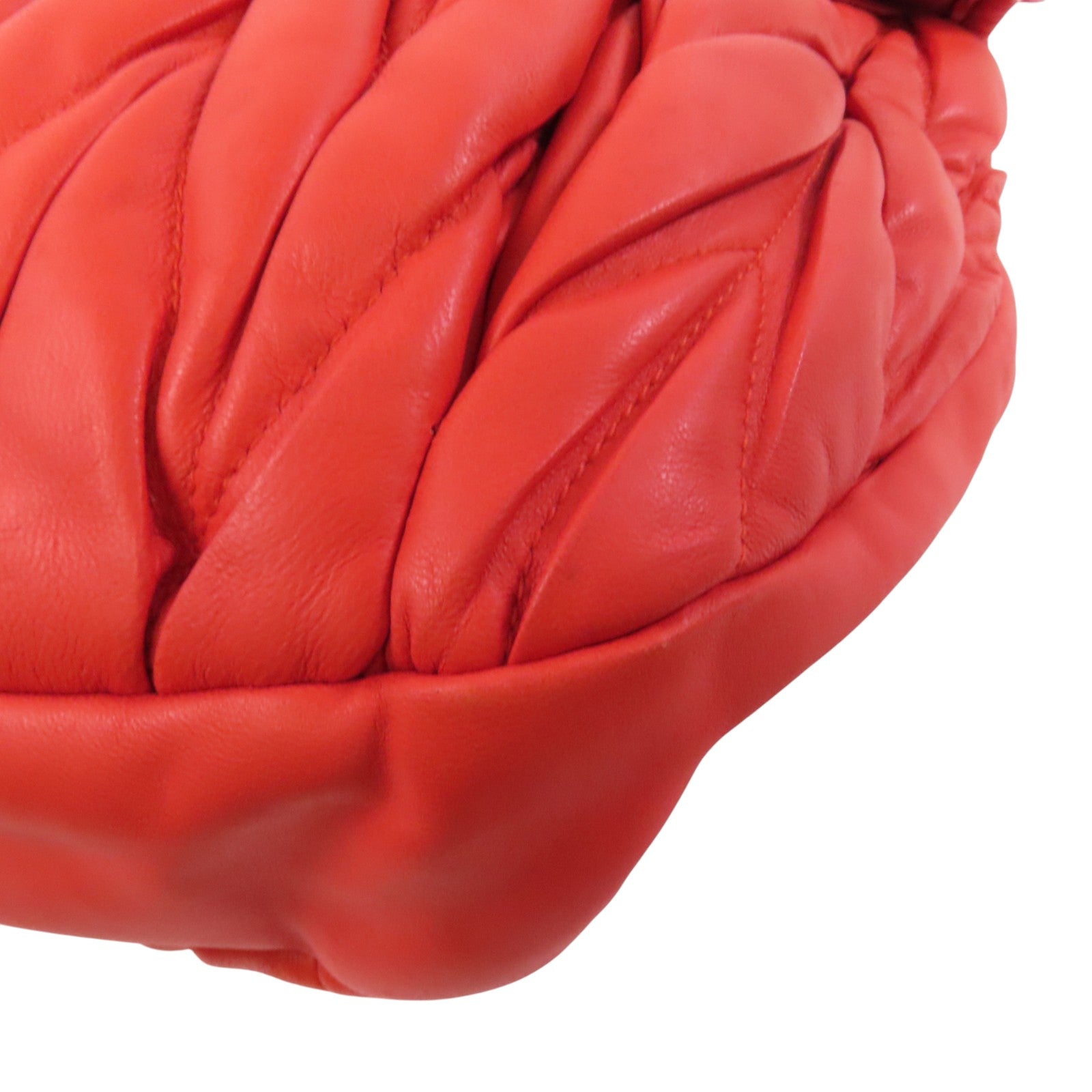 Miu Miu 牛皮皮革2Way Shoulder Bag金扣手挽肩背兩用袋