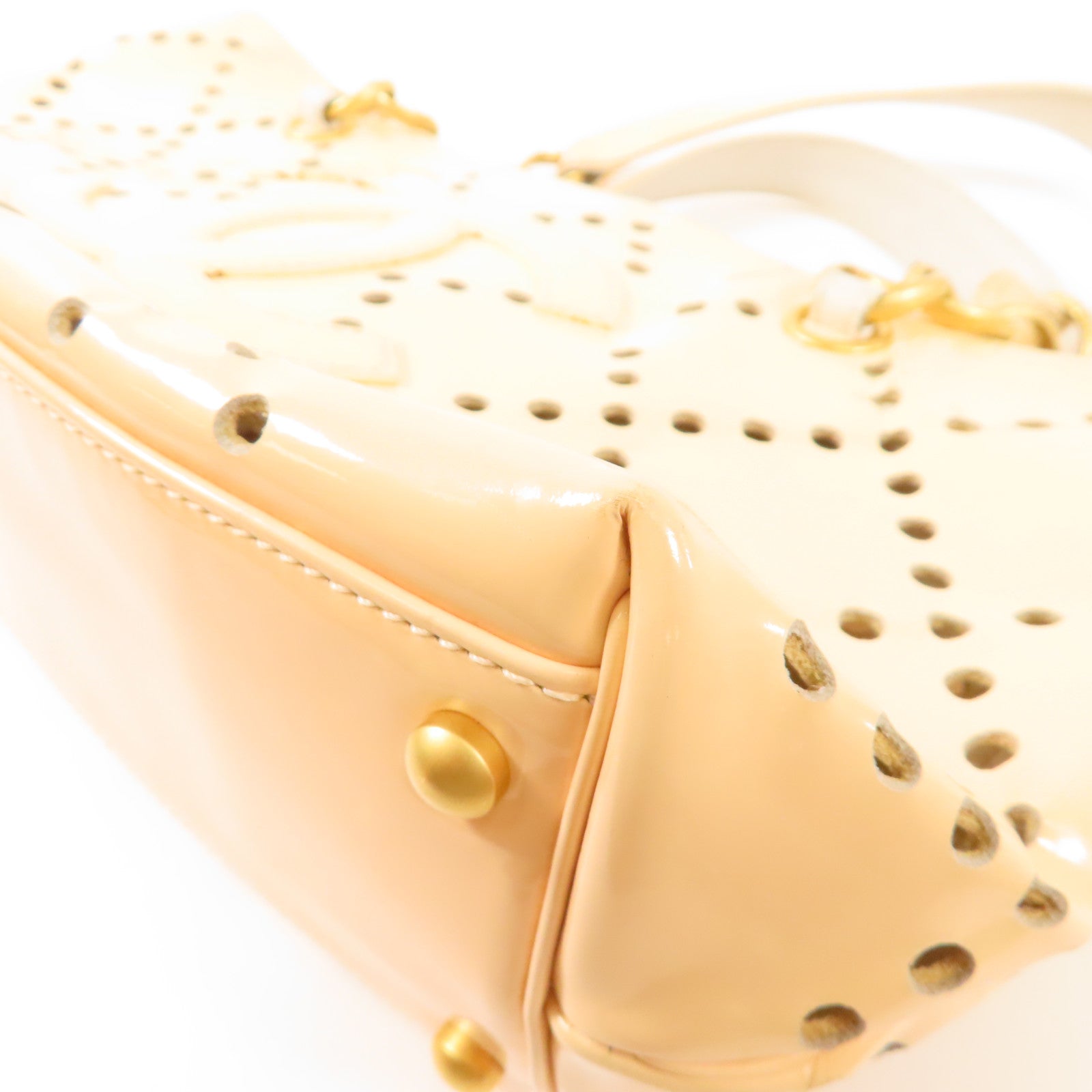 CHANEL PVC Hand Bag金扣手挽袋