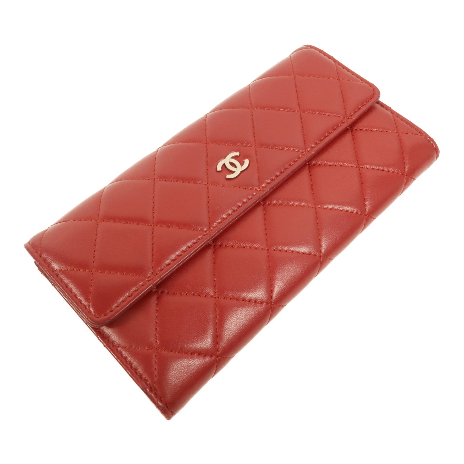 CHANEL 羊皮皮革Long Wallet長錢包