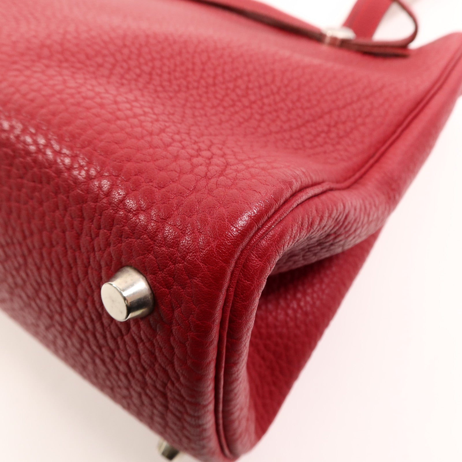 HERMES Togo皮革Cabana 35肩背袋Rouge H
