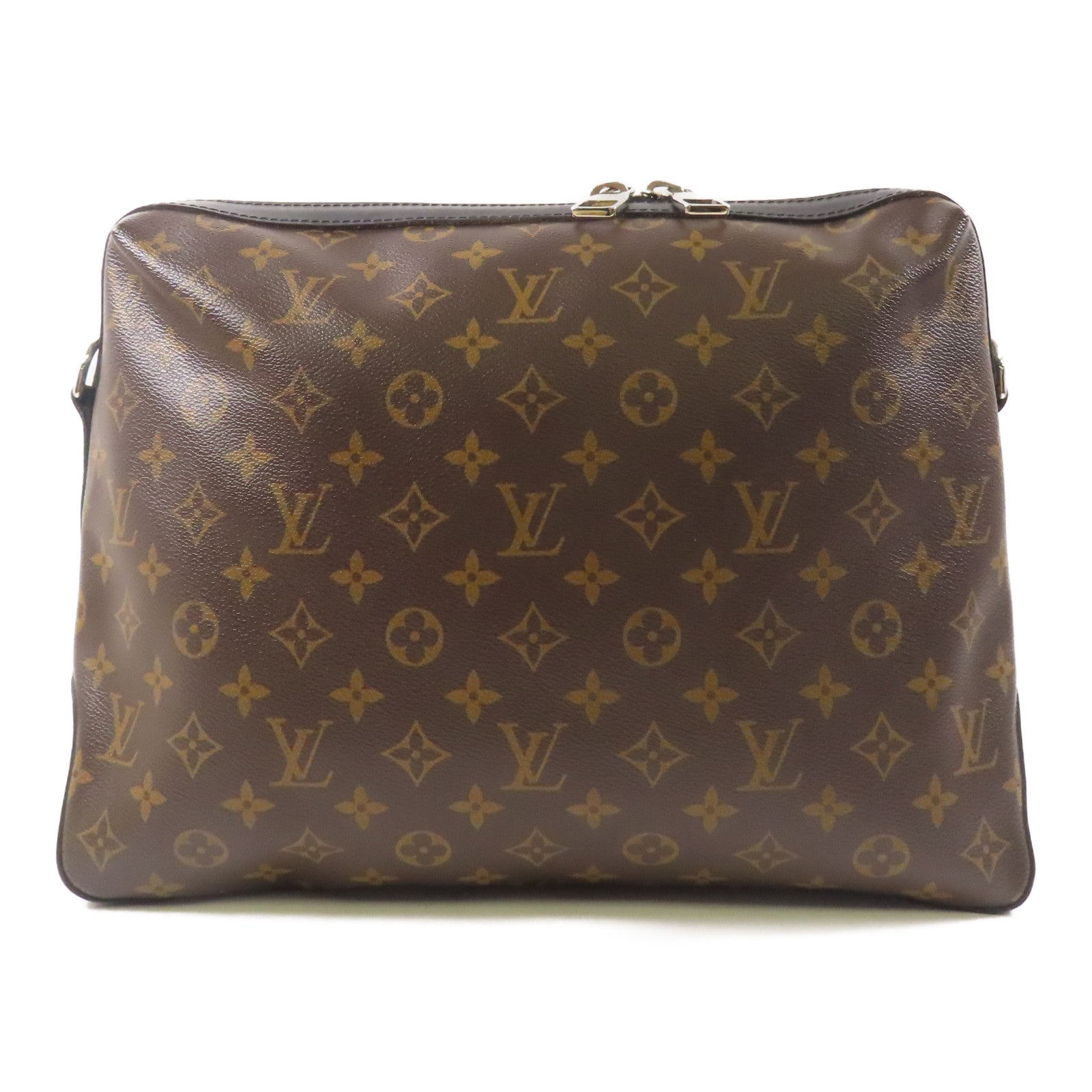 LOUIS VUITTON Monogram Macassar Torres銀扣肩背袋