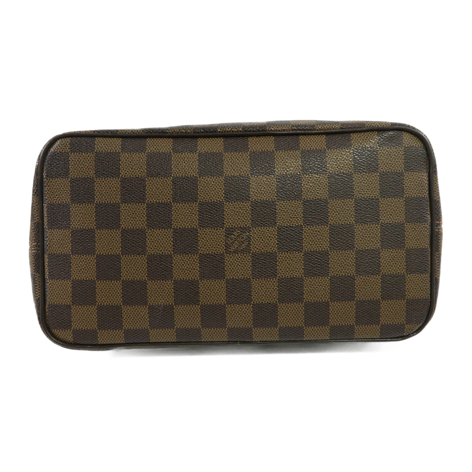 LOUIS VUITTON **【激減優惠】Damier Ebene Saleya PM金扣手挽袋啡色