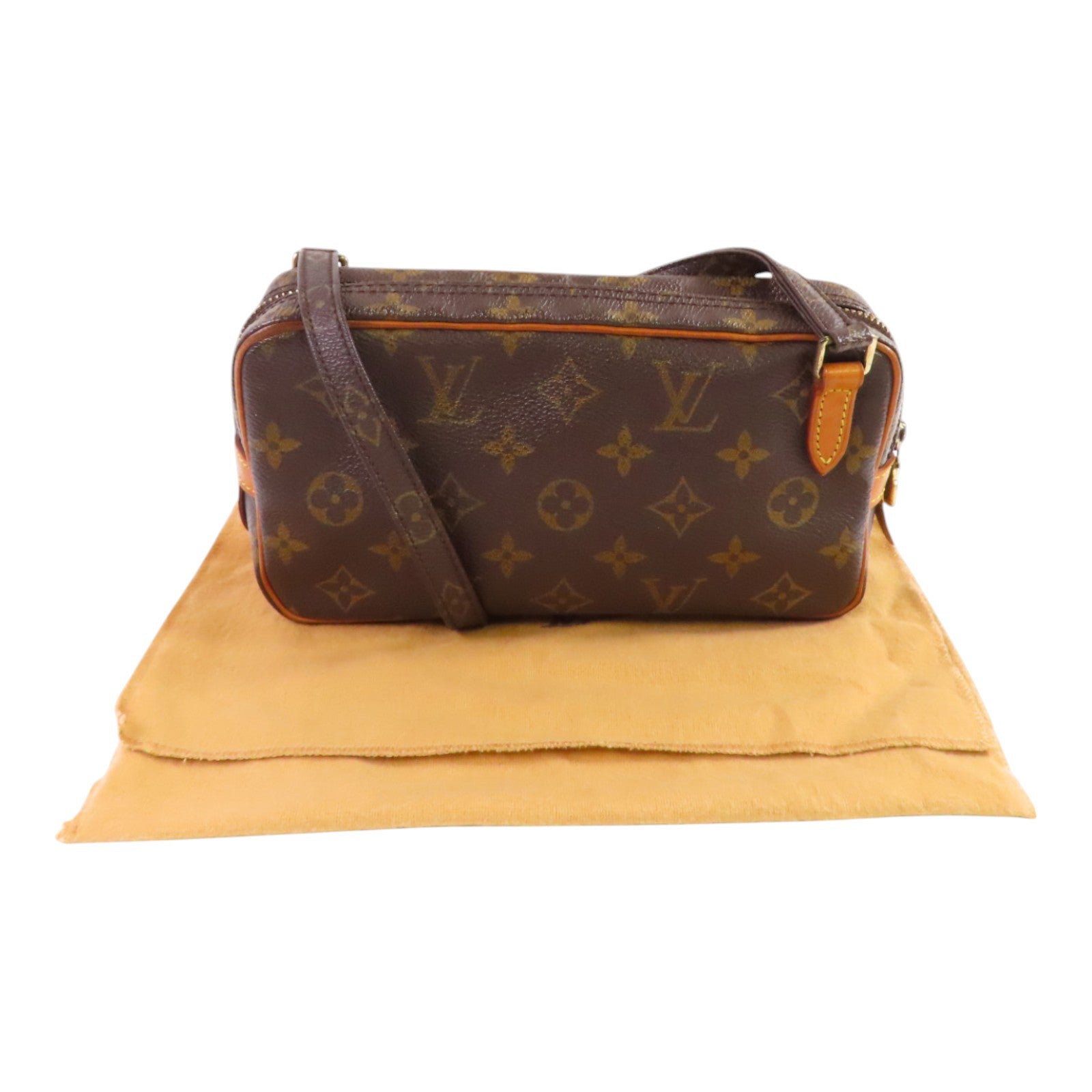 LOUIS VUITTON Monogram Marly Bandouliere金扣肩背袋