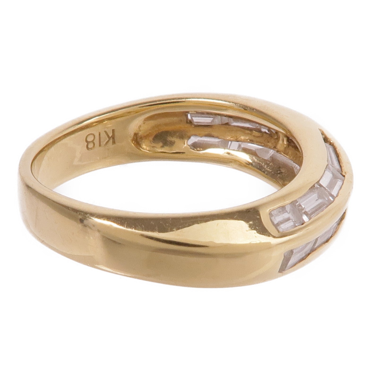 JEWELRY 【激減優惠】18K黃金Diamond Ring鑽石戒指US#5