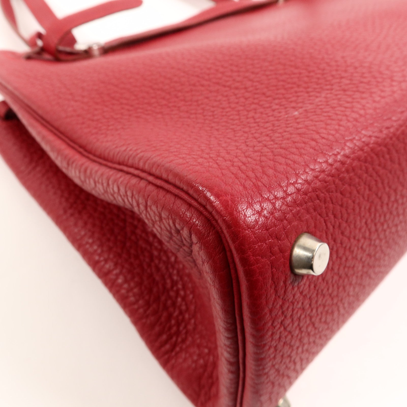 HERMES Togo皮革Cabana 35肩背袋Rouge H