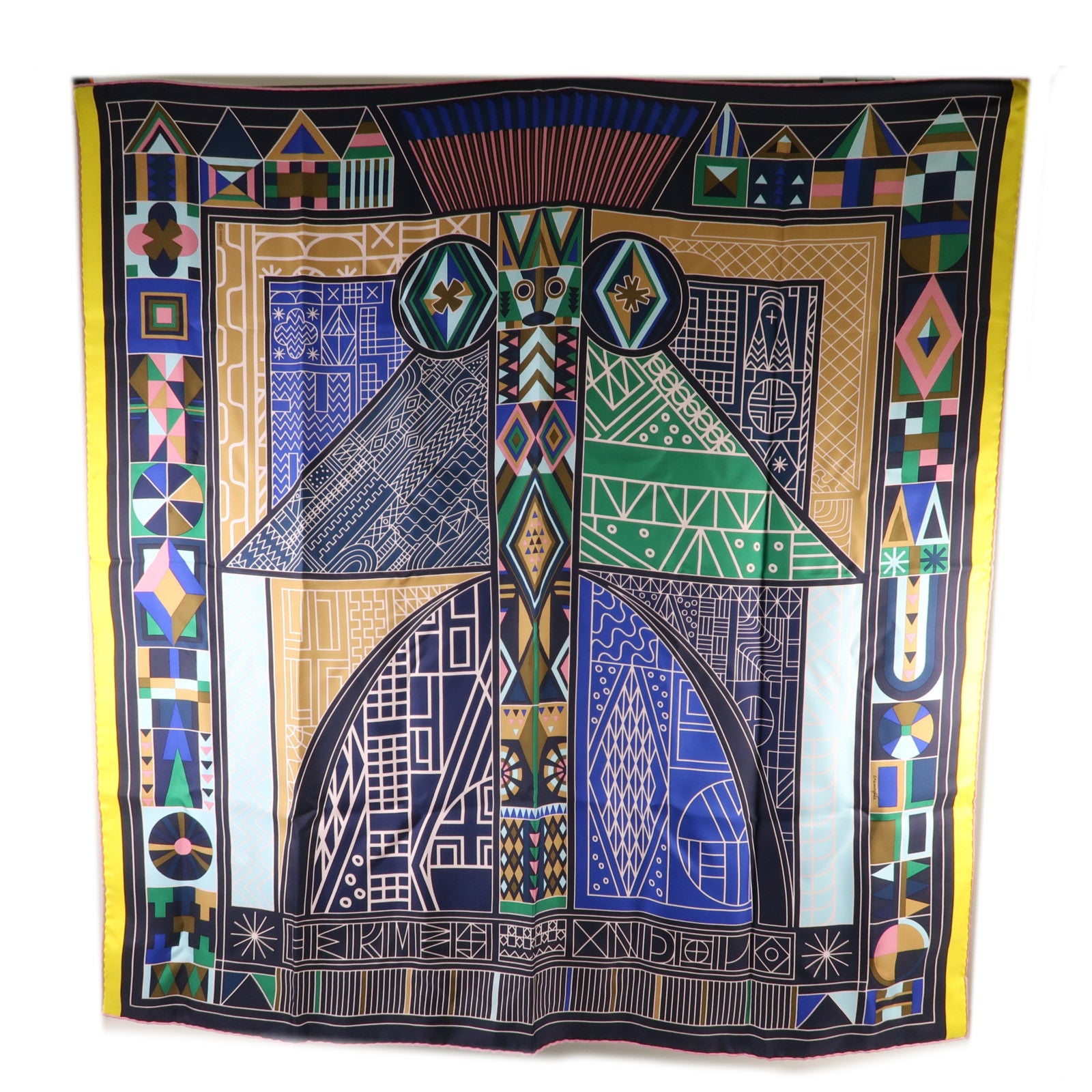 HERMES 【激減優惠】絲質Scarf 90X90cm絲巾