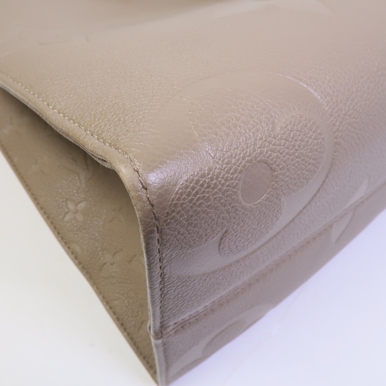 LOUIS VUITTON Monogram Empreinte On The Go MM手挽肩背兩用袋