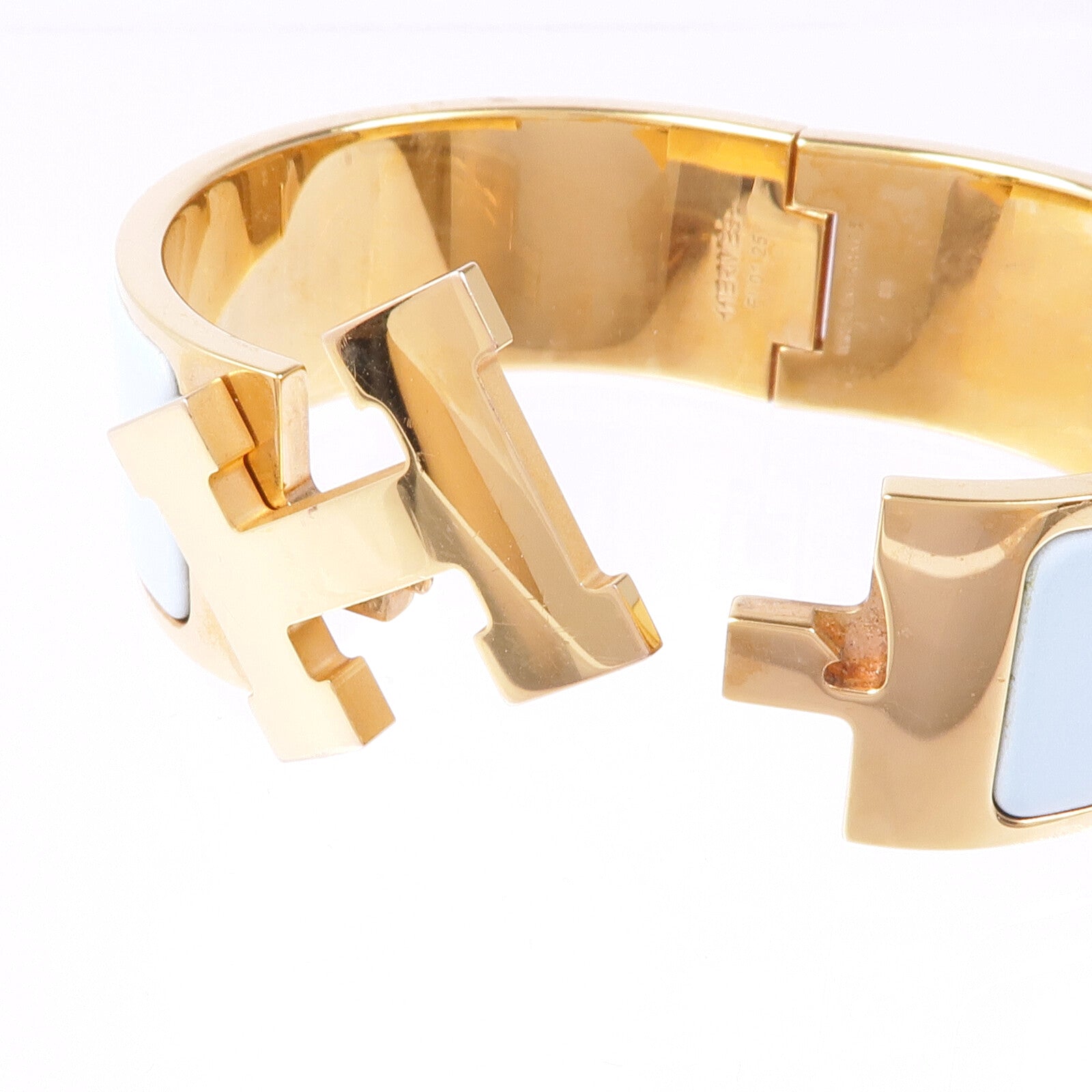 HERMES 金屬/琺瑯Clic-Clac H手鐲