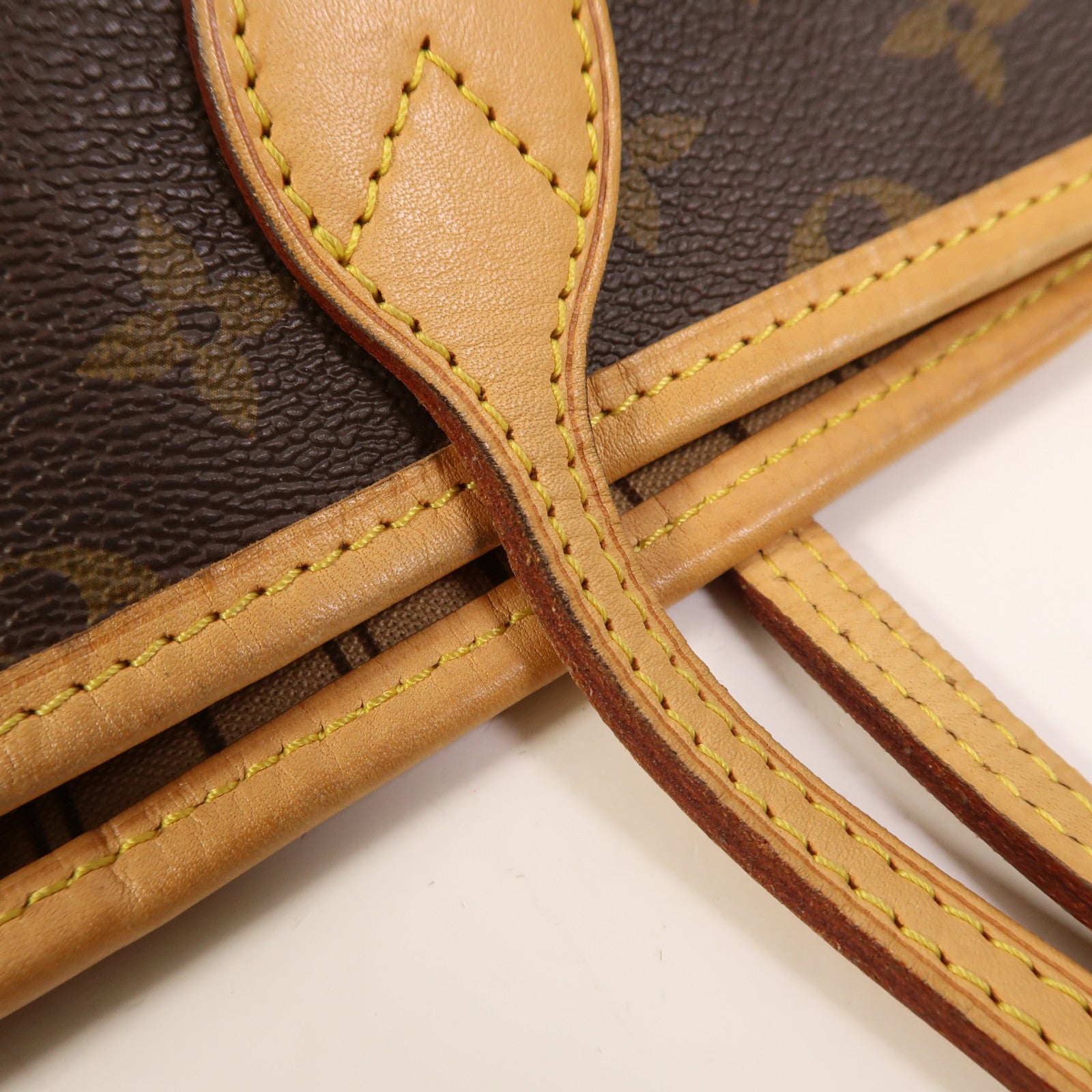 LOUIS VUITTON Monogram Neverfull GM金扣手挽袋