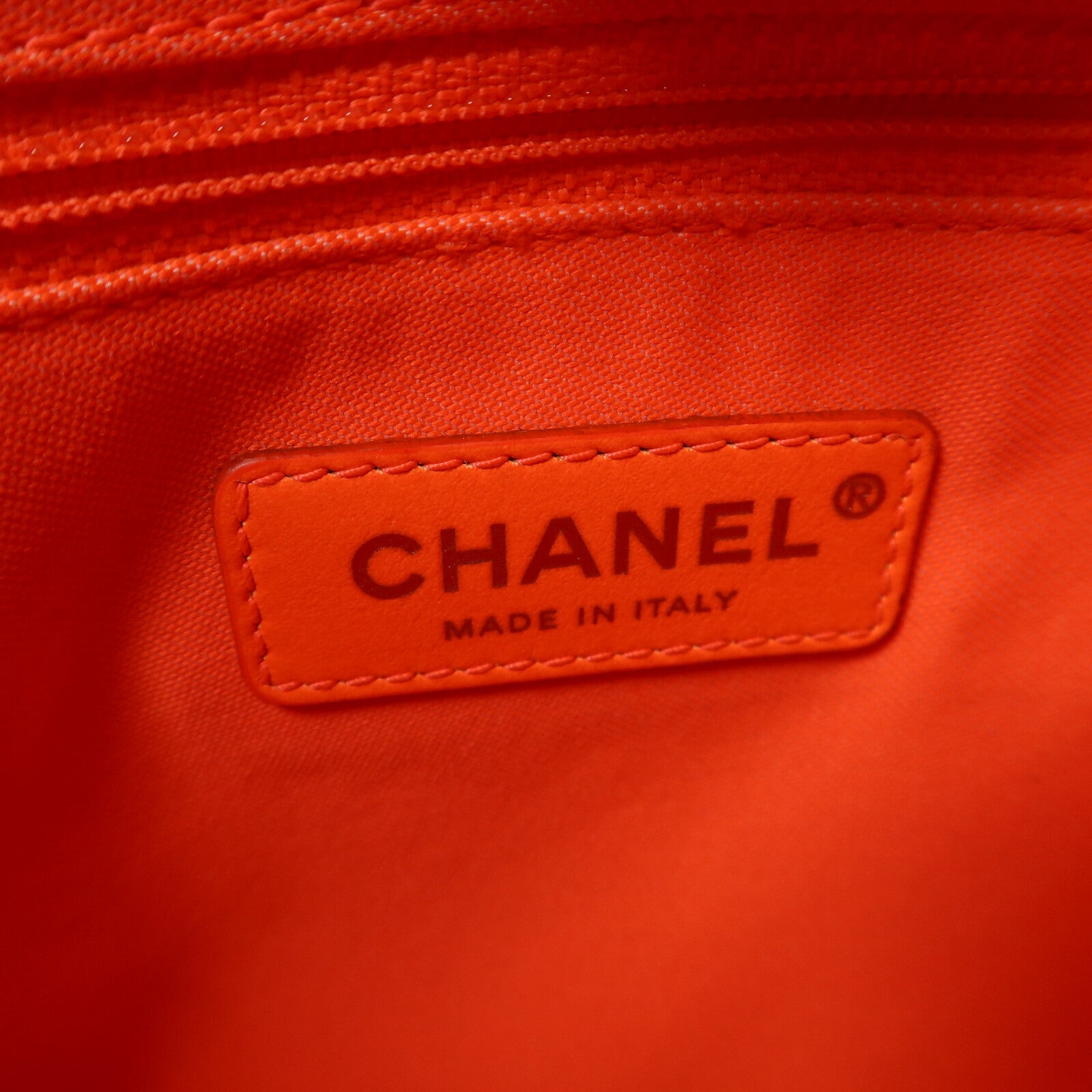 CHANEL 帆布Deauville PM Tote Bag鏈帶肩背袋