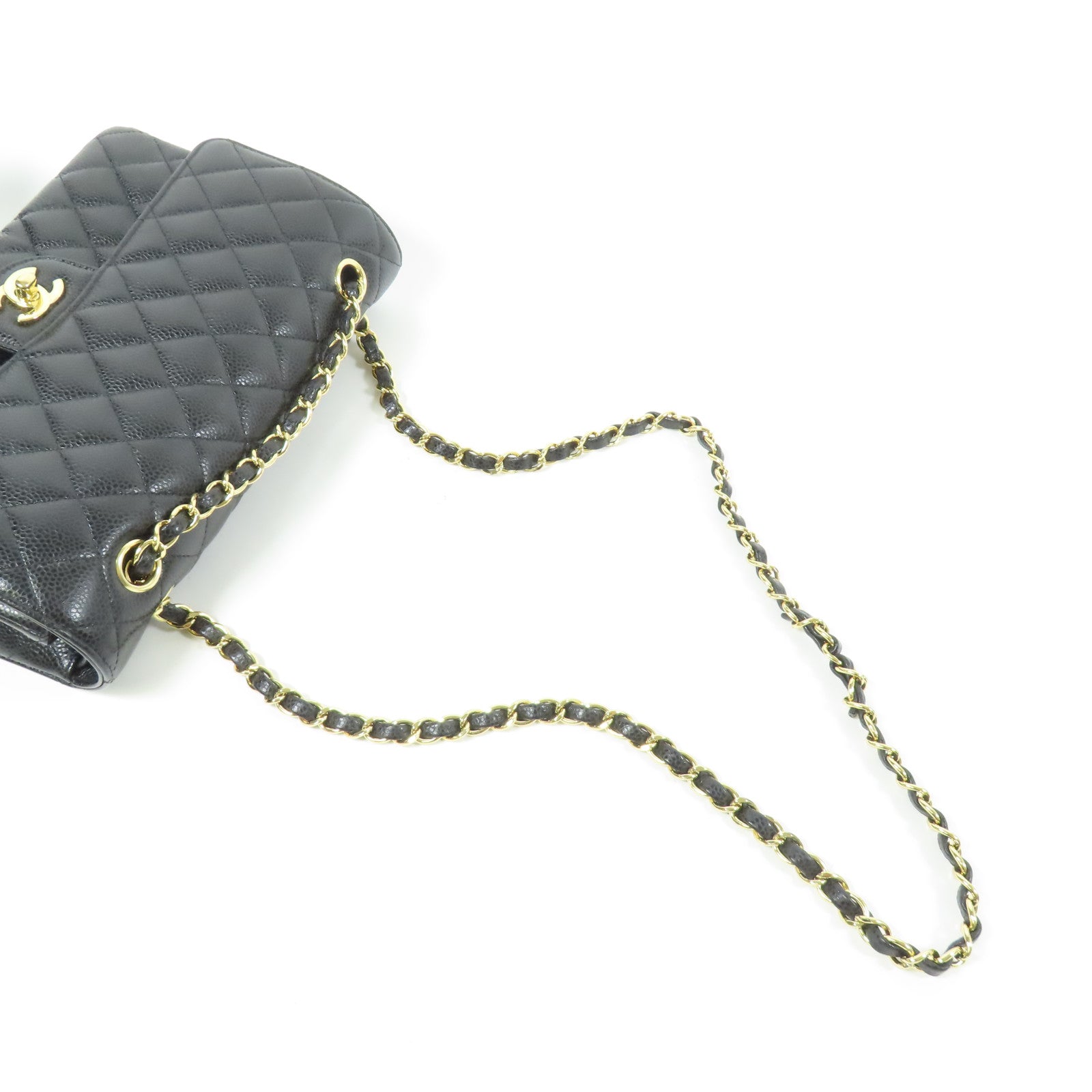 CHANEL 牛皮皮革Classic 25金扣鏈帶肩背袋