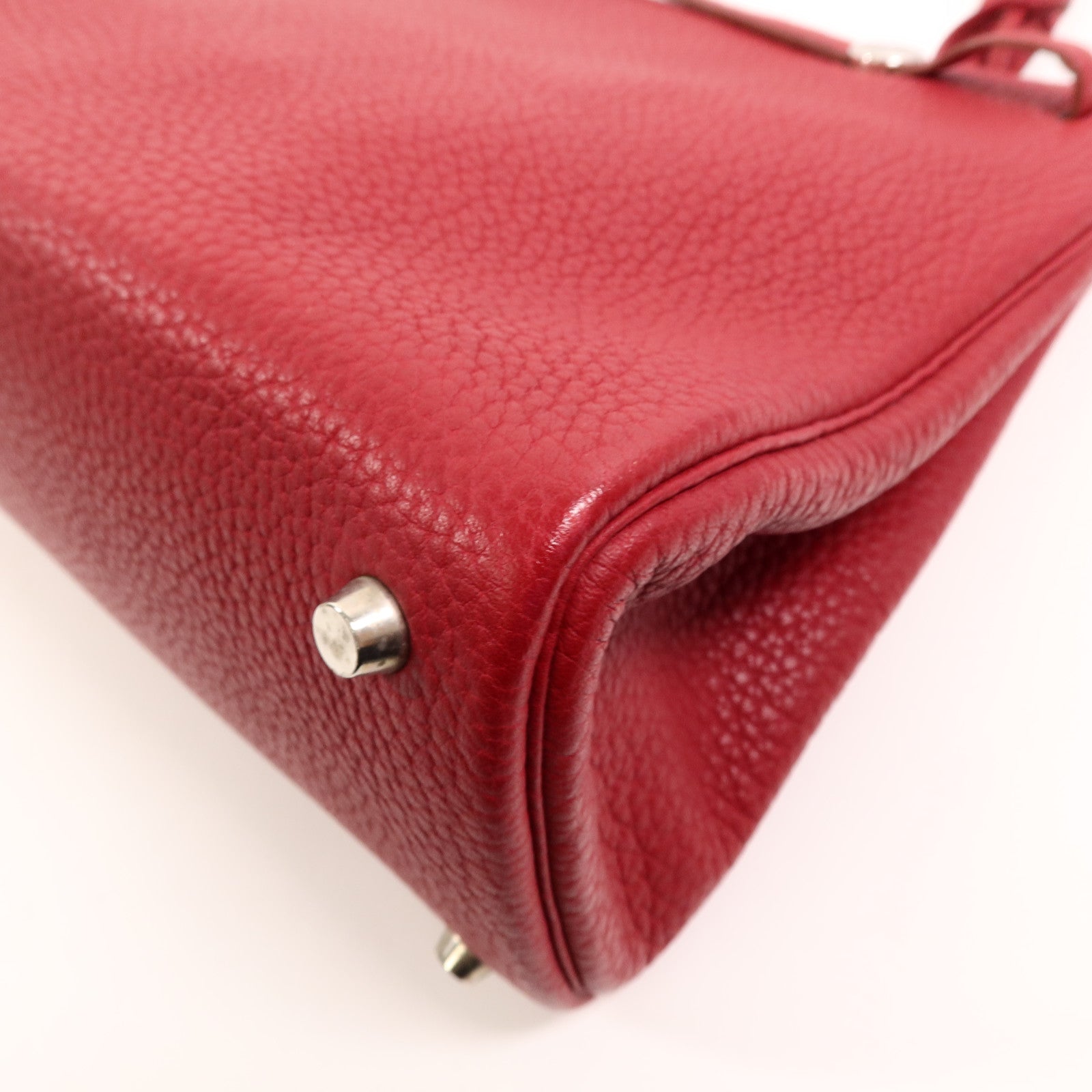 HERMES Togo皮革Cabana 35肩背袋Rouge H
