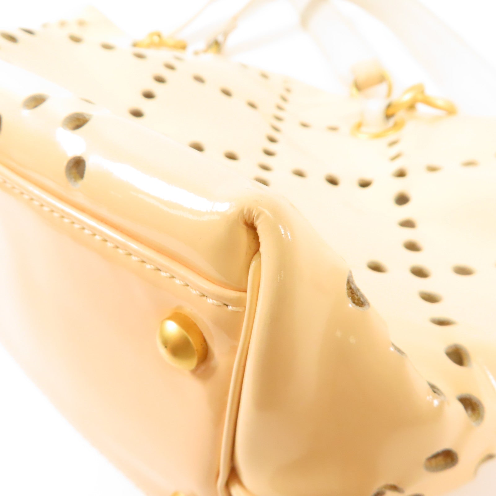 CHANEL PVC Hand Bag金扣手挽袋