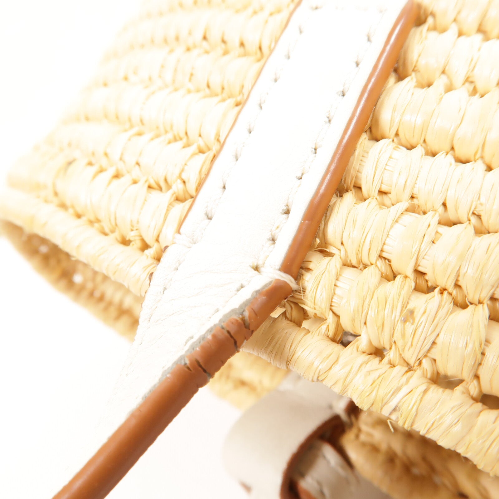 LOEWE Raffia Small Square Basket Bag手挽袋