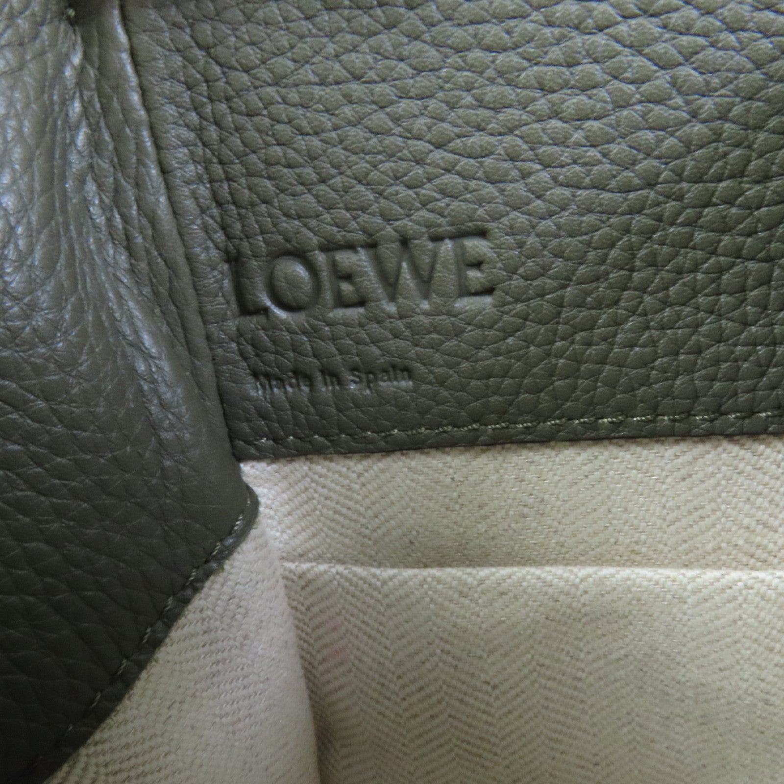 LOEWE 牛皮皮革Hammock Mini手挽肩背兩用袋