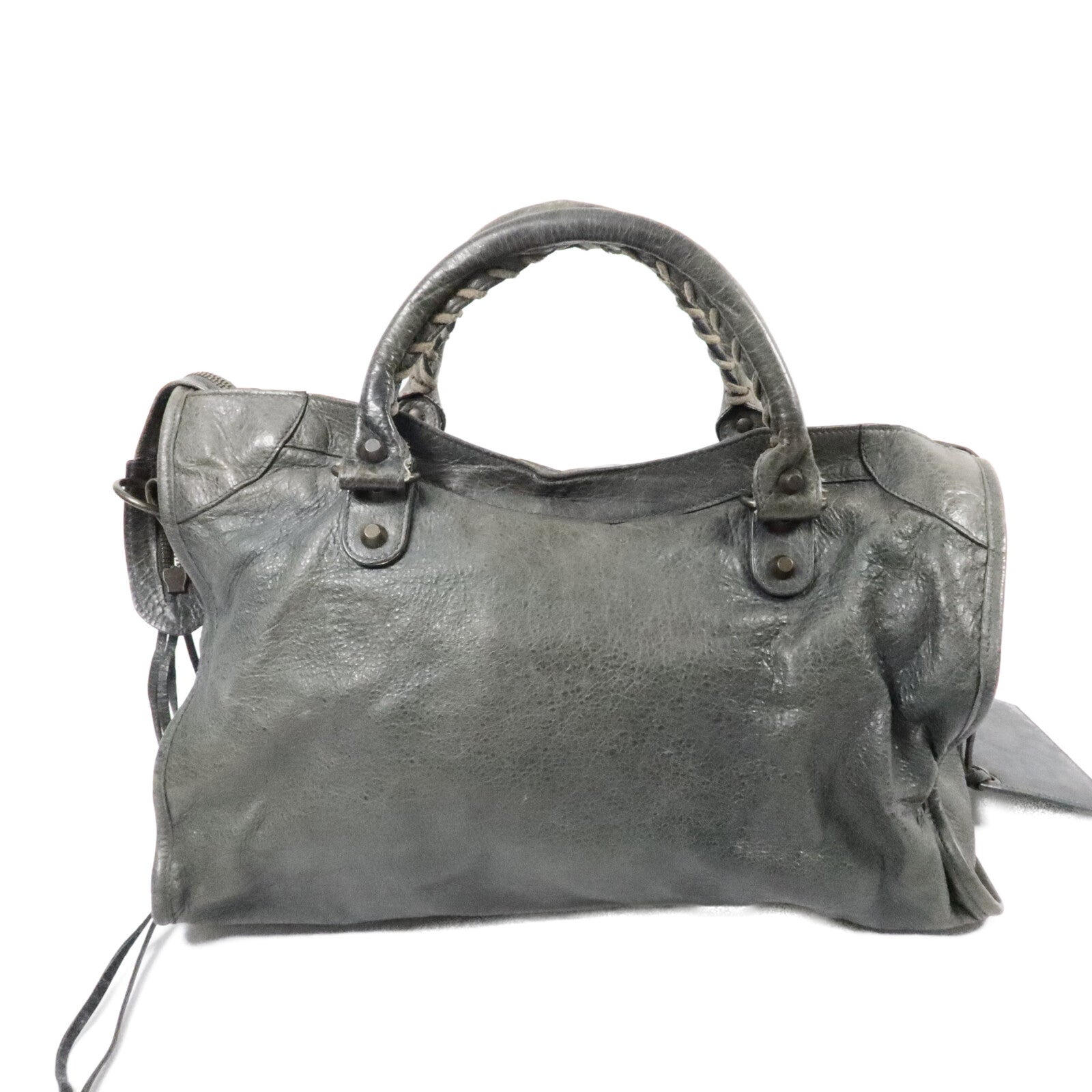 BALENCIAGA 牛皮皮革City Bag手挽肩背兩用袋