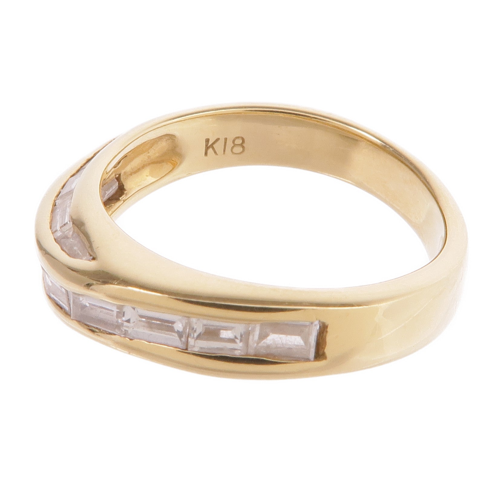 JEWELRY 【激減優惠】18K黃金Diamond Ring鑽石戒指US#5