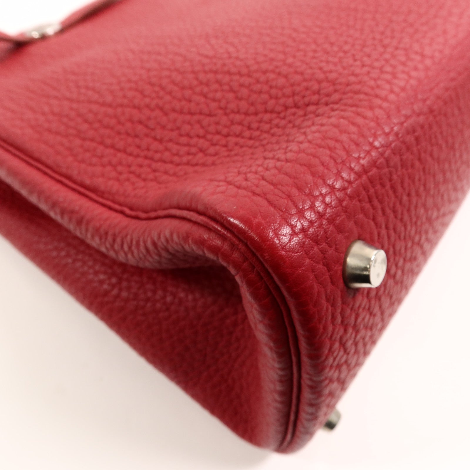 HERMES Togo皮革Cabana 35肩背袋Rouge H