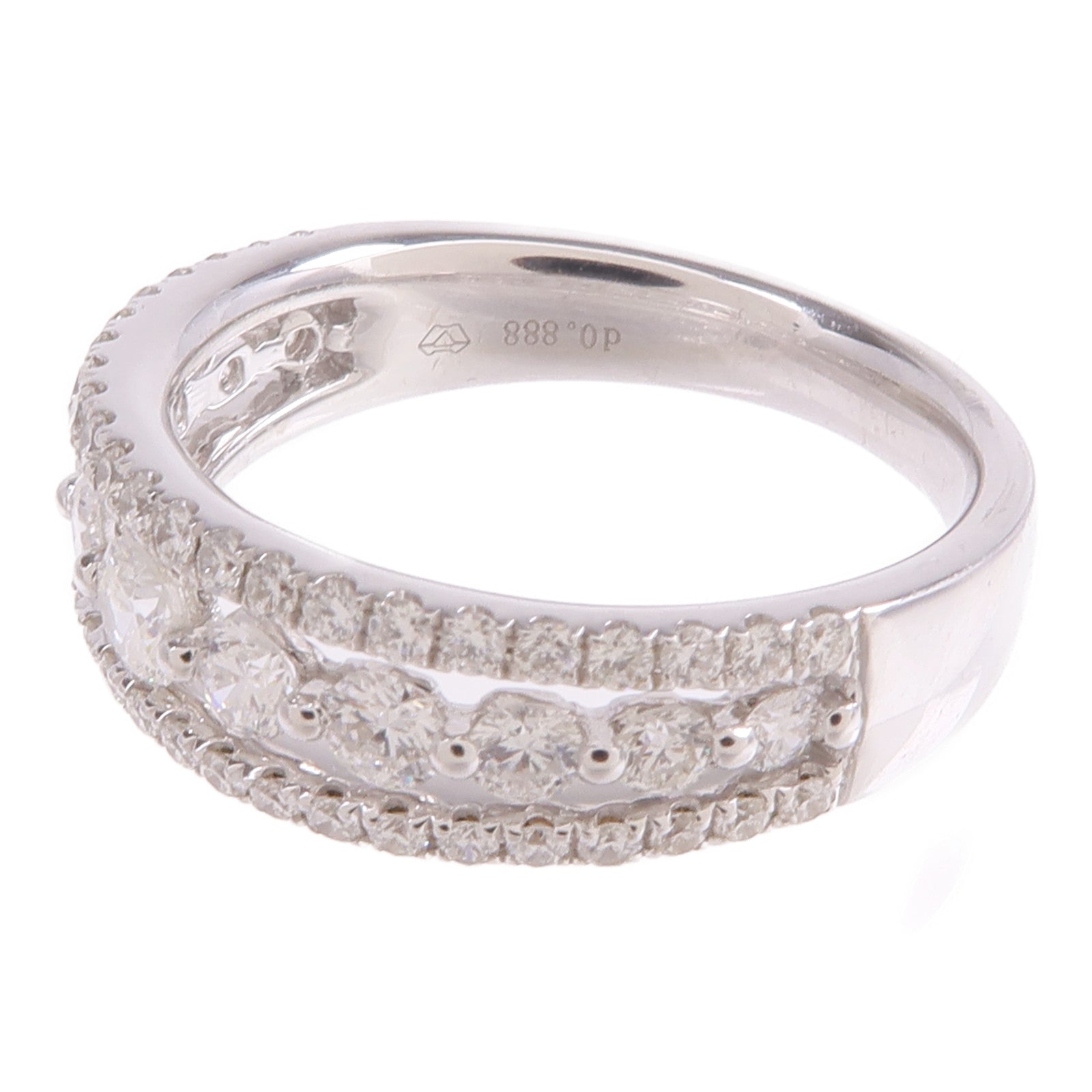 JEWELRY 18K白金Diamond Ring鑽石戒指US#6.25