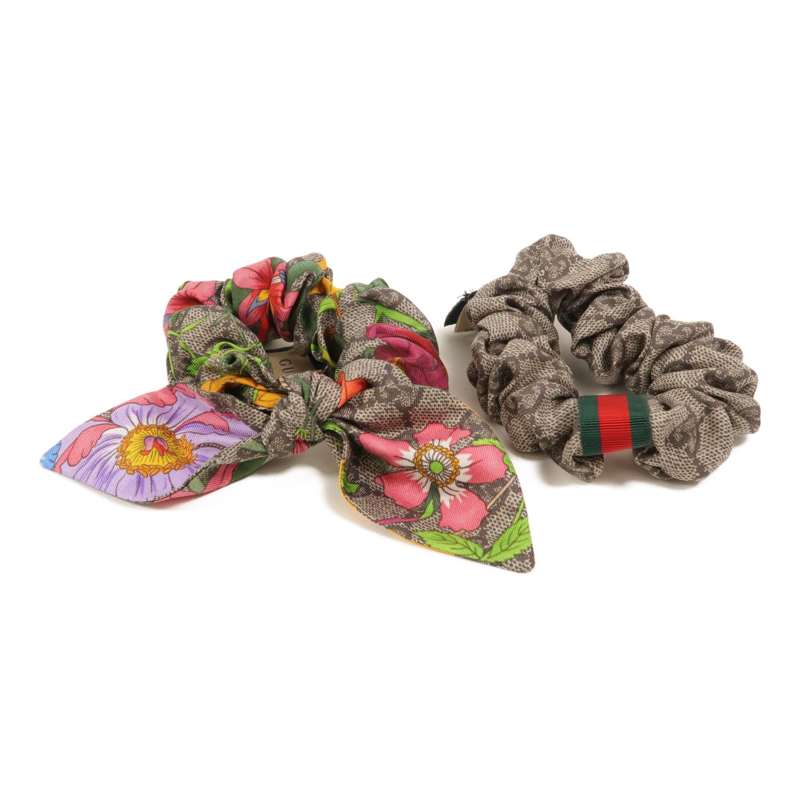 GUCCI 絲質GG Scrunchies Set Headbands髮帶