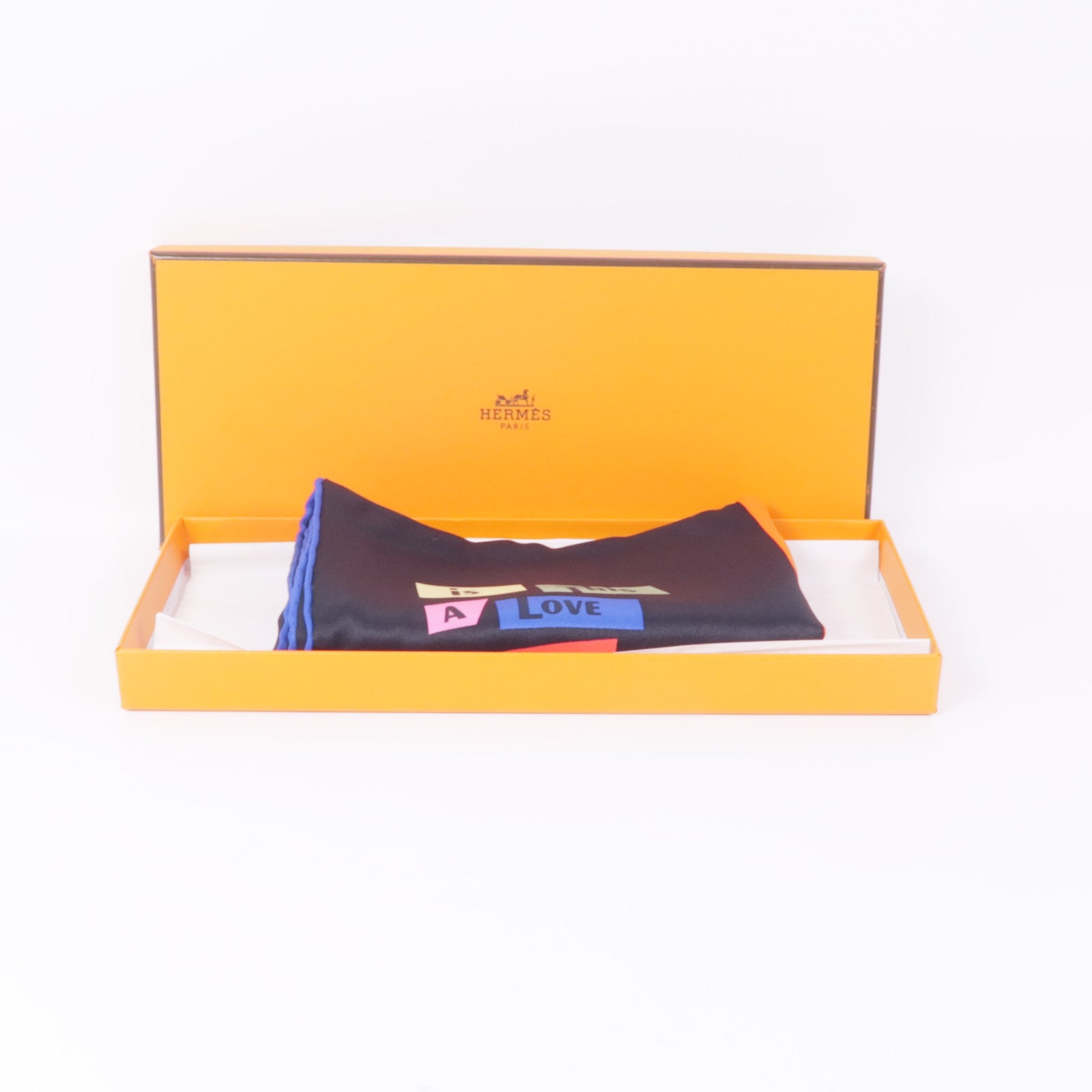 HERMES 絲質Scarf絲巾彩色