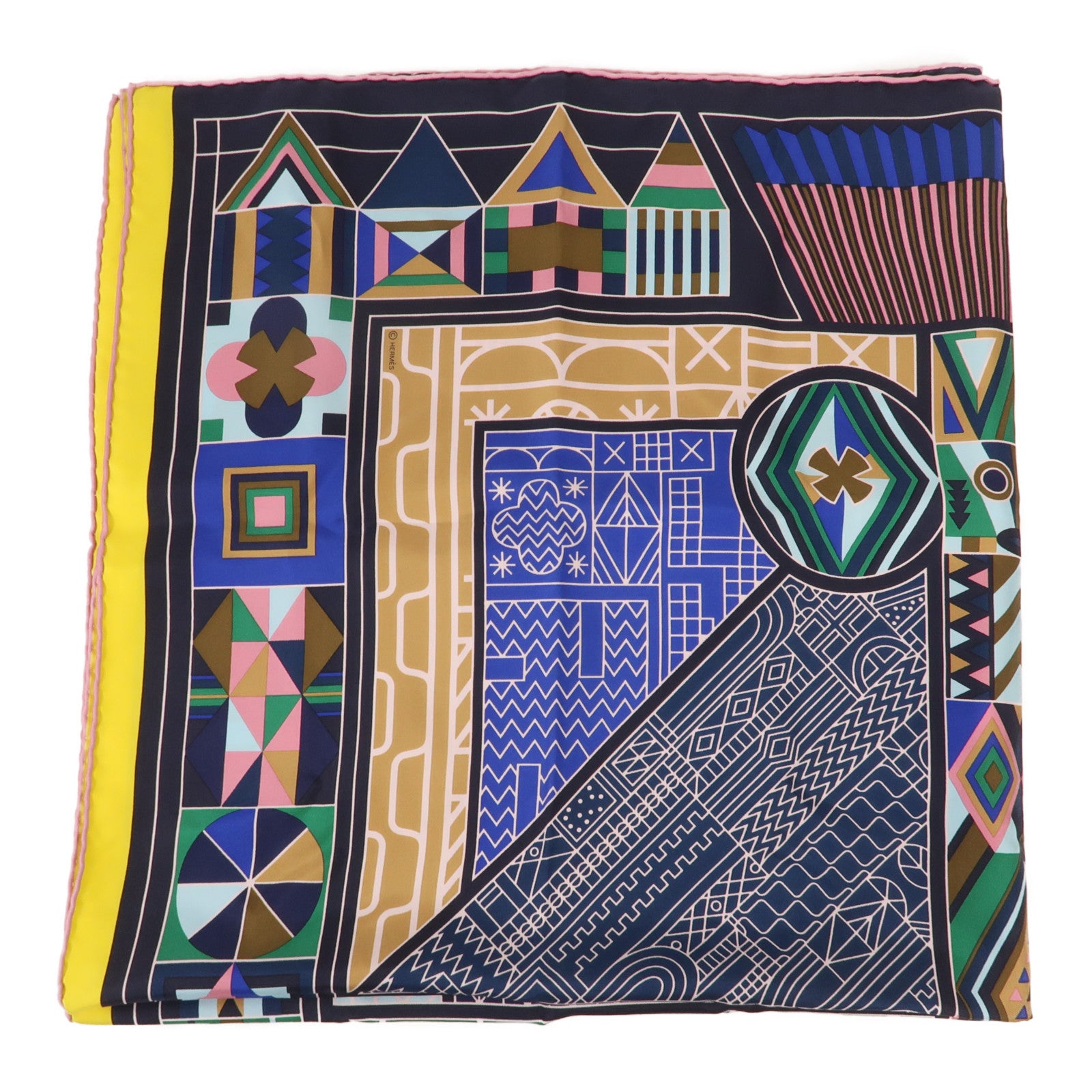 HERMES 絲質Scarf 90X90cm絲巾