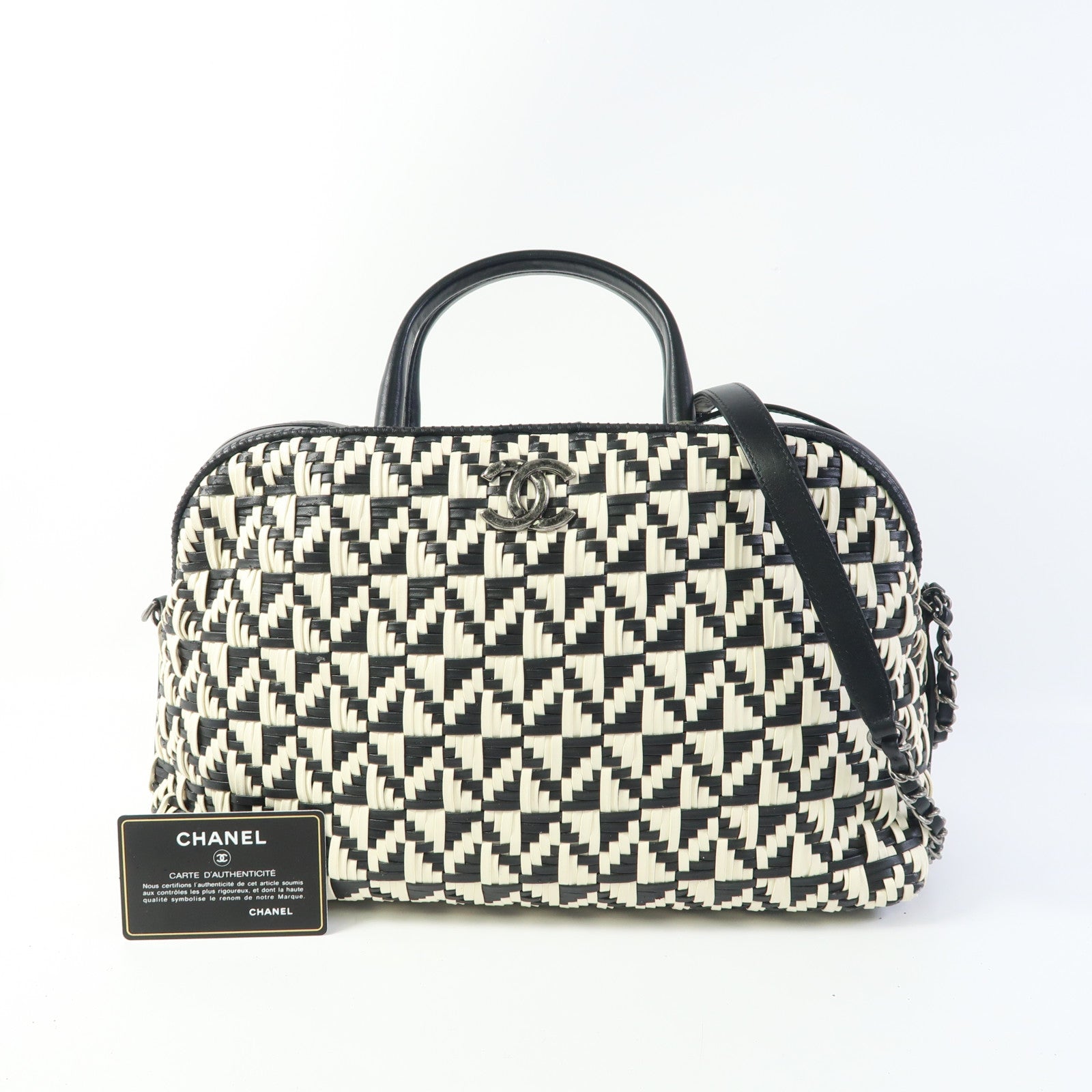 CHANEL 牛皮皮革2 Way Shoulder Bag手挽肩背兩用袋